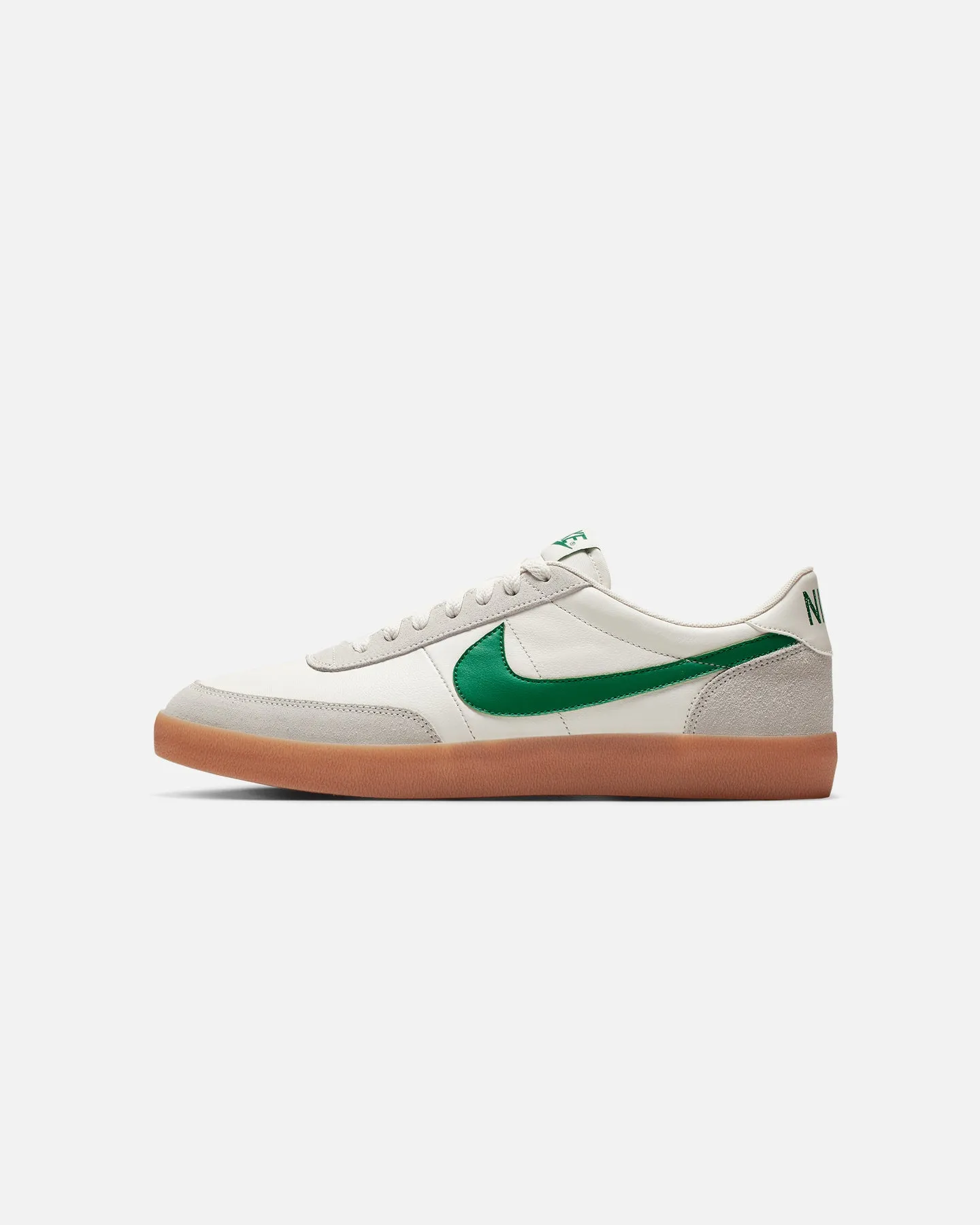 Orthotic friendly Torque Control Nike Killshot 2 Leather Sail/Gum Yellow/Lucid Green
