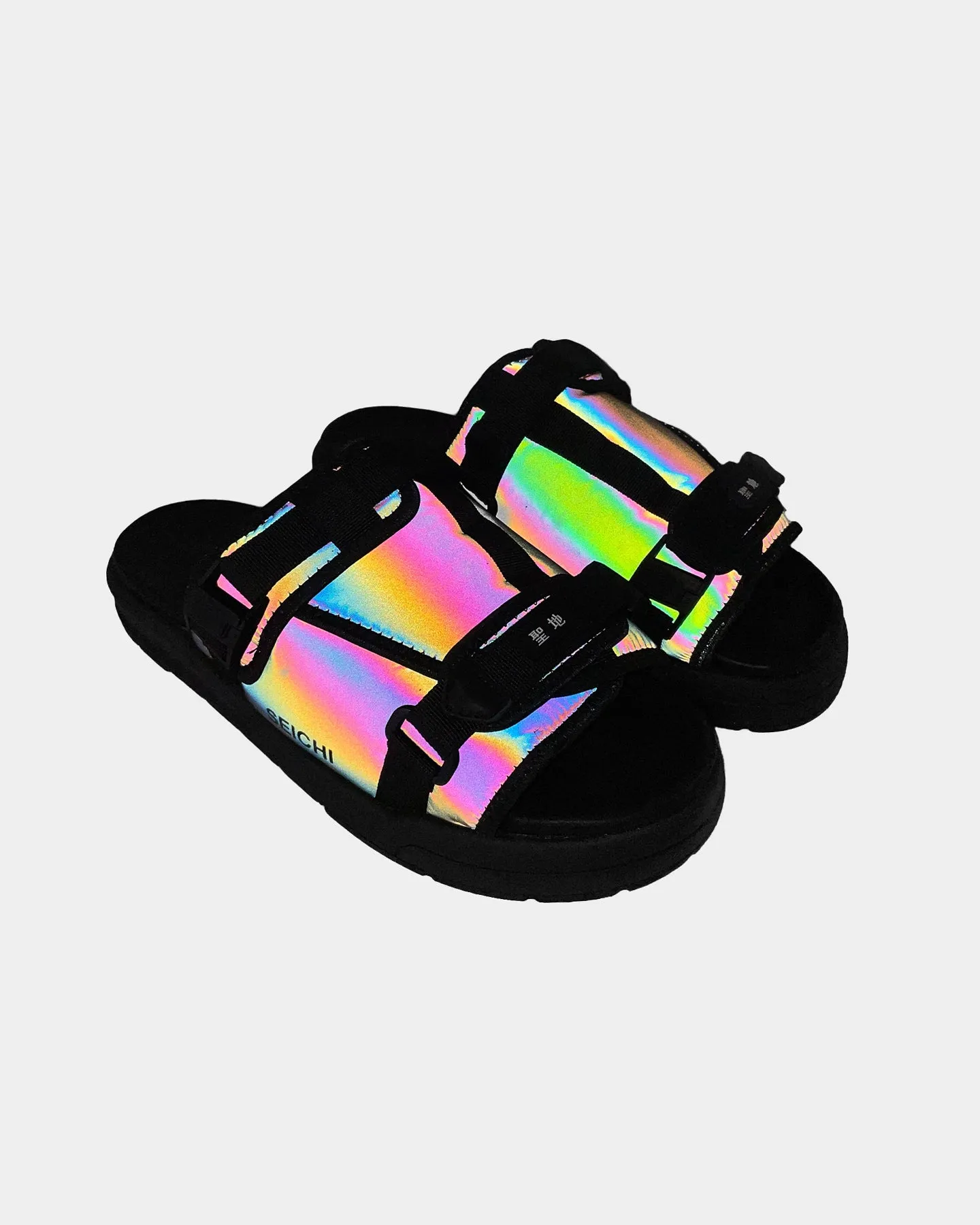 Seichi Men's Seichi Yoroi Black/Rainbow 3M Mesh Cool Island Vibe