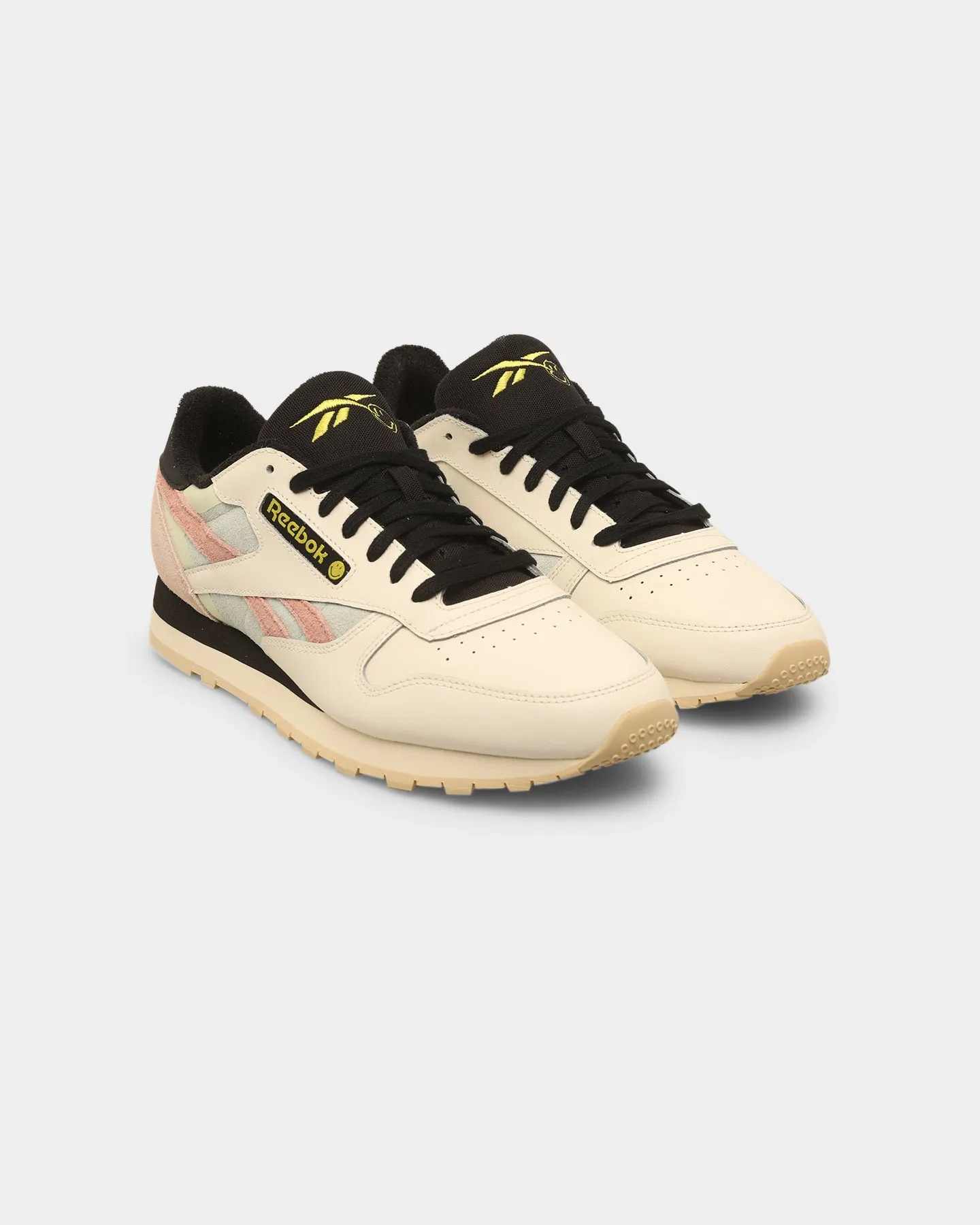 Reebok X Smiley Classic Leather CBlack/CWhite/Suede Long Walk Work
