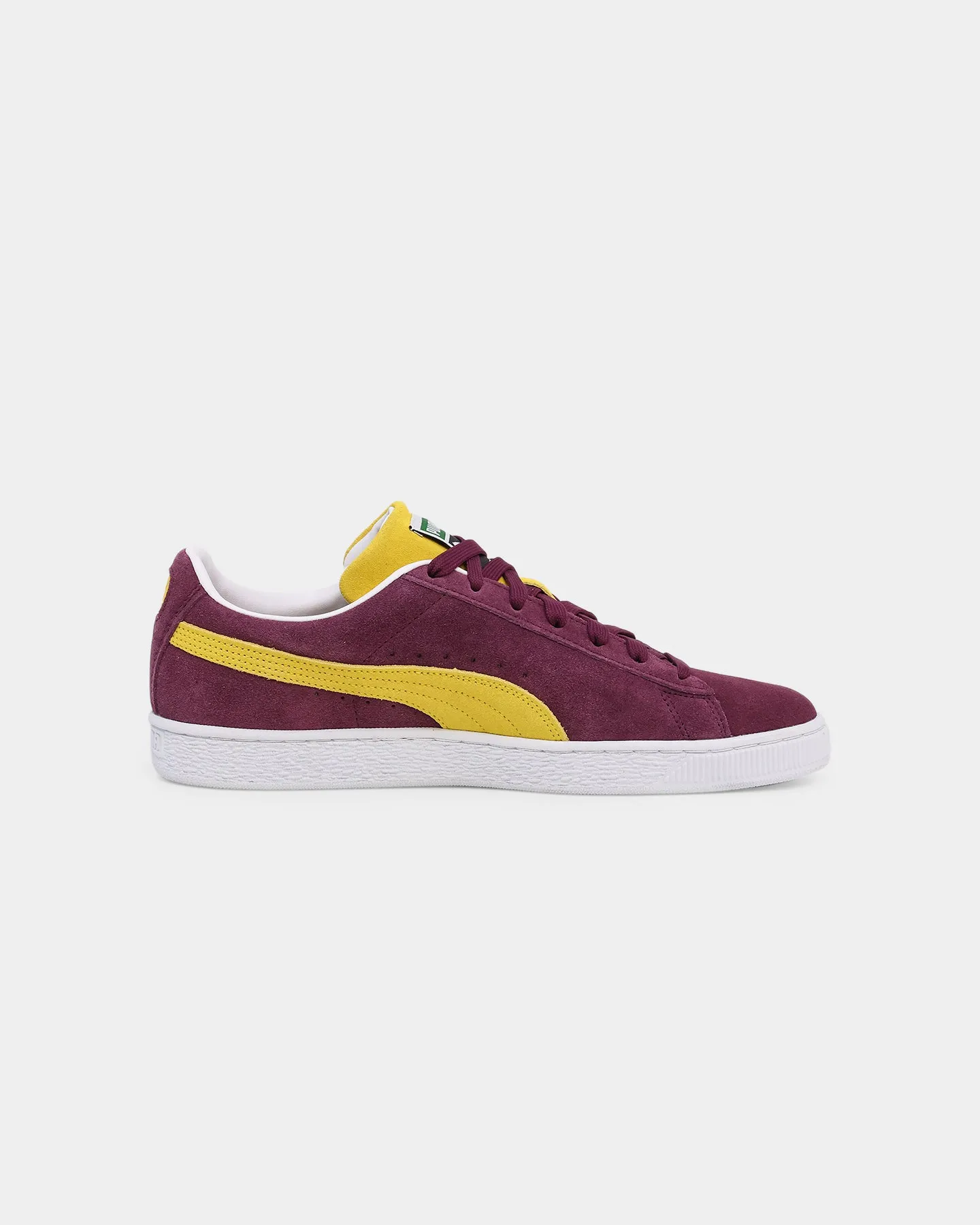 Ventilated Mesh Cold Weather Breathable Beach Walk Puma Suede Classic XXI Grape Wine/Dandelion