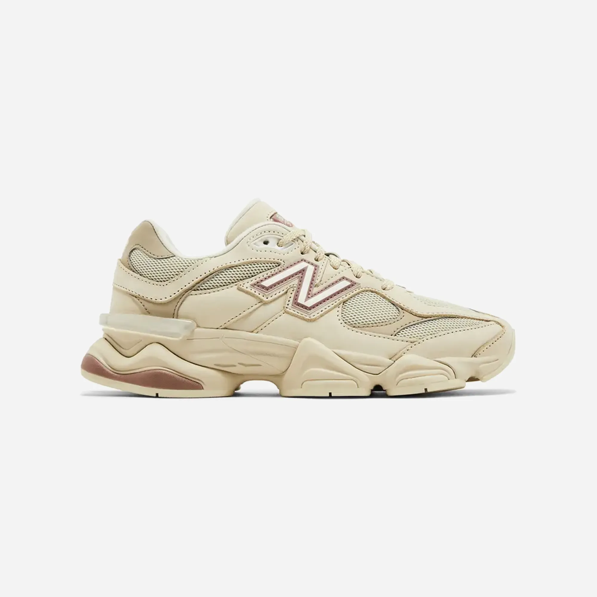 New Balance 9060 Bone Sparrow running in the cold narrow - fit running option