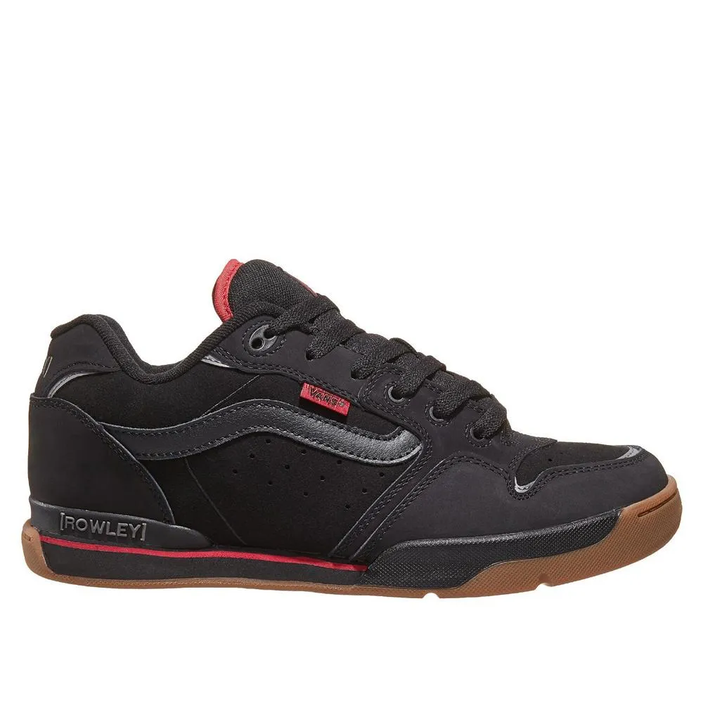 Flexible Comfort Street Leisure Vans Rowley XLT - Black/Chili Pepper