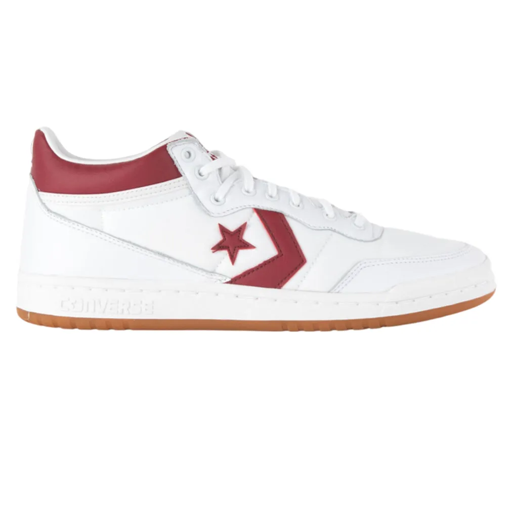 Extreme Ride Form Control Converse CONS - Fastbreak Pro Leather & Nylon Mid (White/Bloodstone)