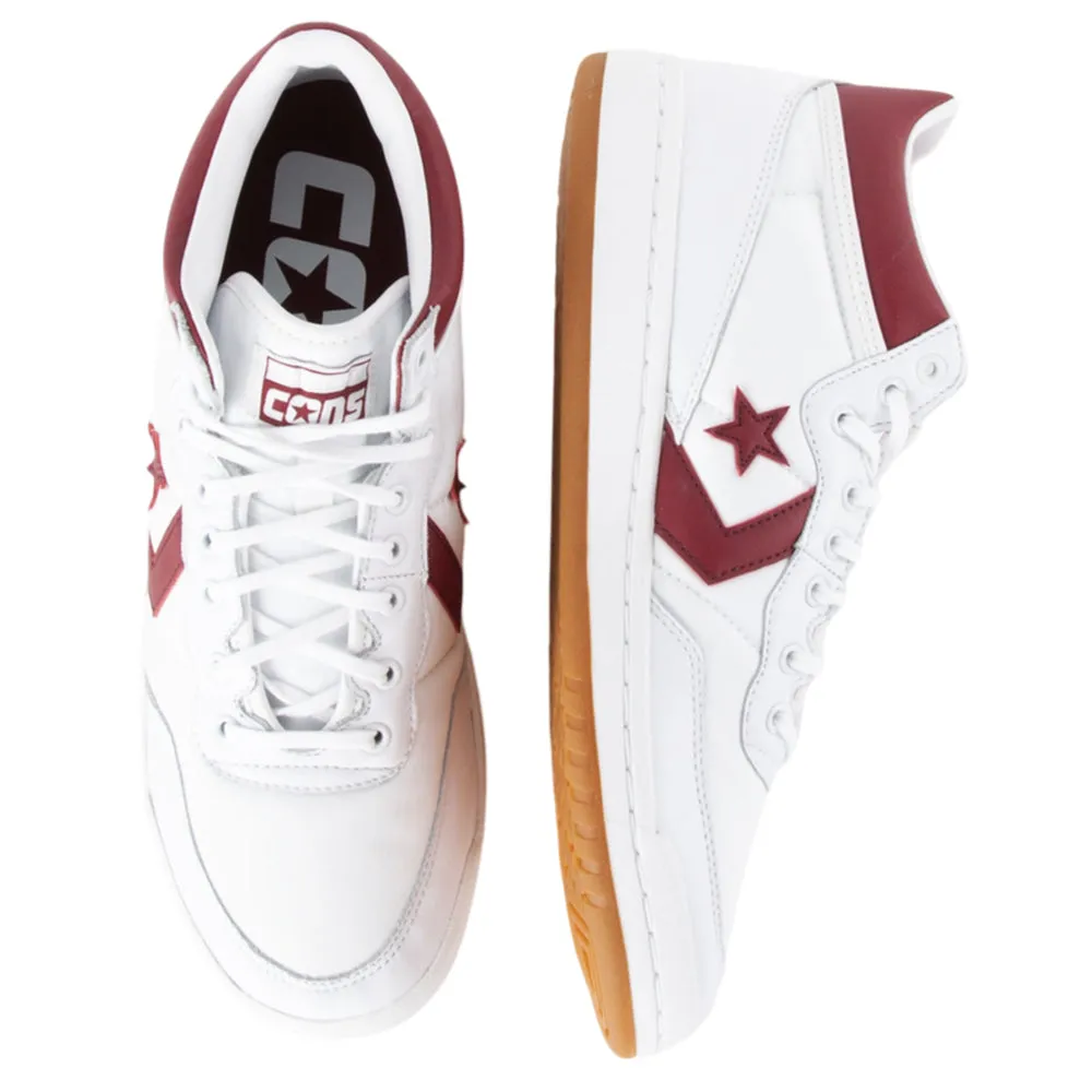 Converse CONS - Fastbreak Pro Leather & Nylon Mid (White/Bloodstone) Skater Gear All Action Gear