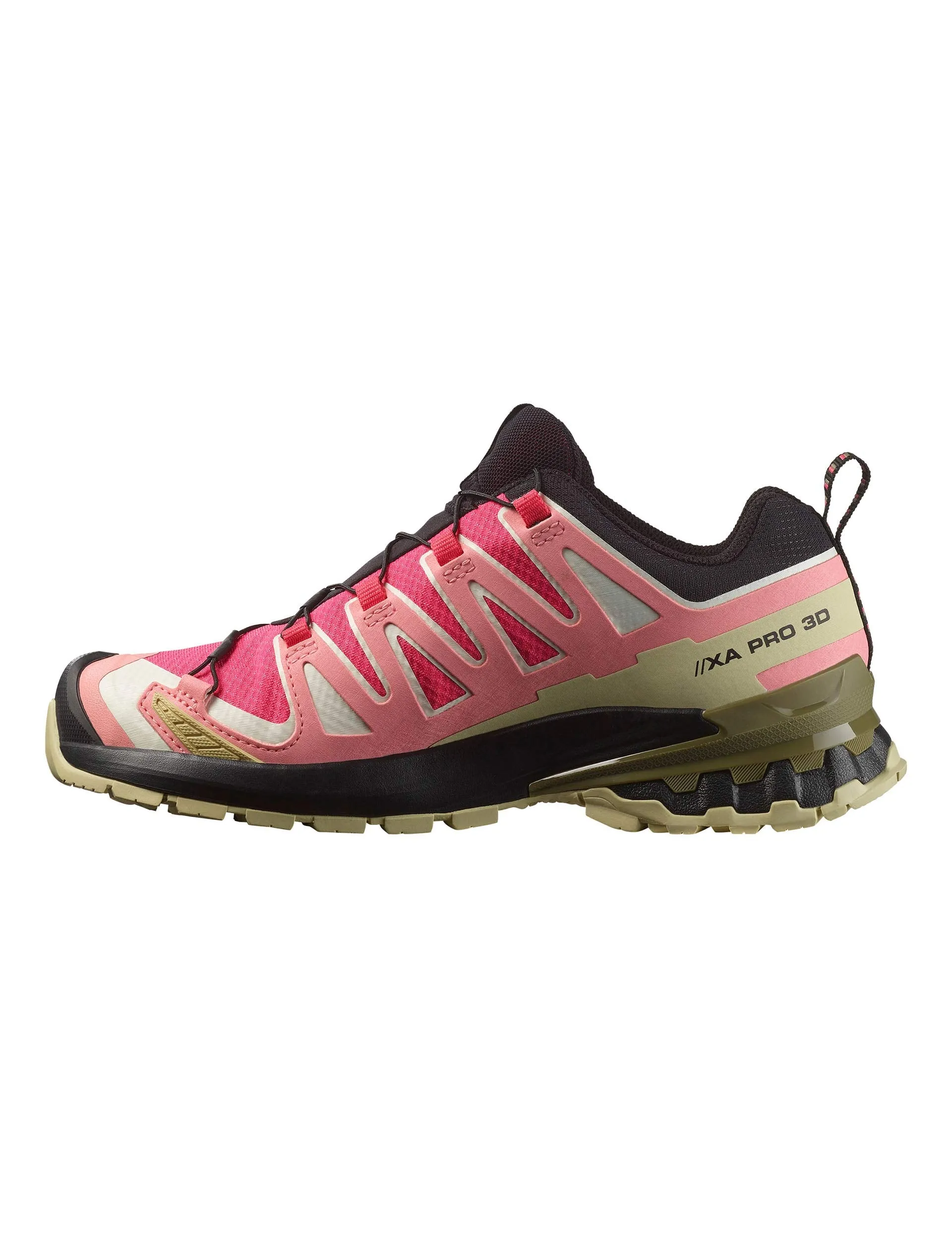 mid - range running shoes Breathable Layer XA Pro 3D V9 Gore-Tex - Rouge Red/Vanilla Ice/Martini Olive
