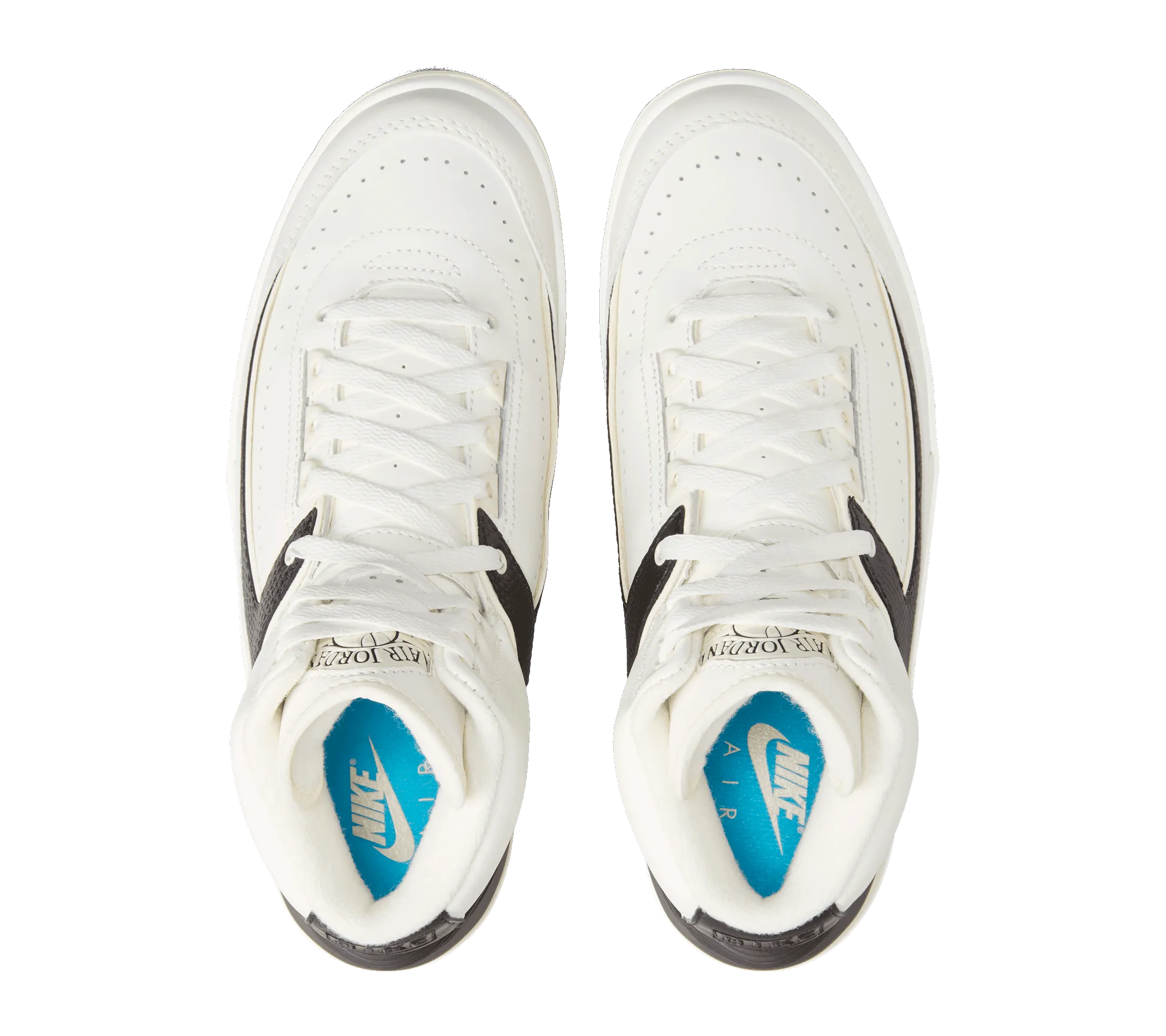 stimulating W Air Jordan 2 Retro "Sail/Black"