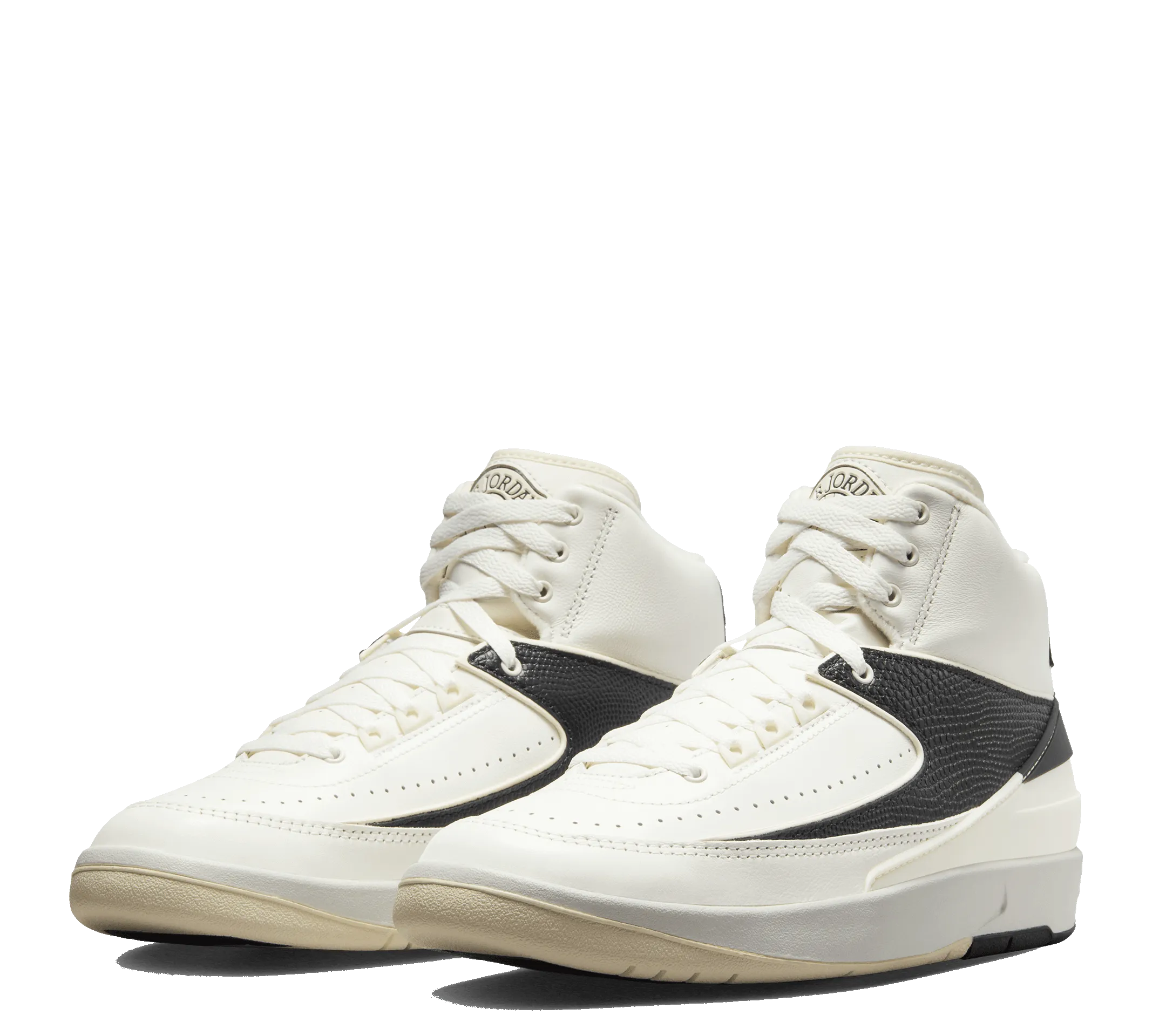 W Air Jordan 2 Retro "Sail/Black" shade