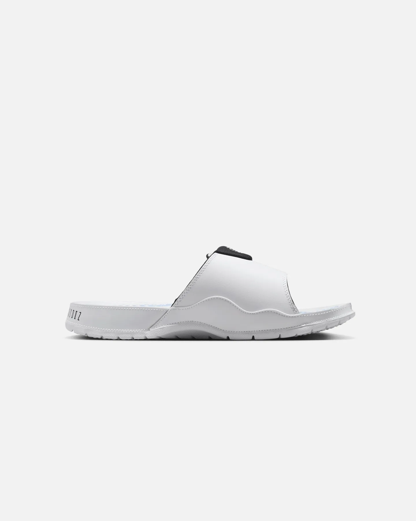 Jordan Hydro XI Slides White/Blue Boat Walk Ventilated Mesh Sunny Walks