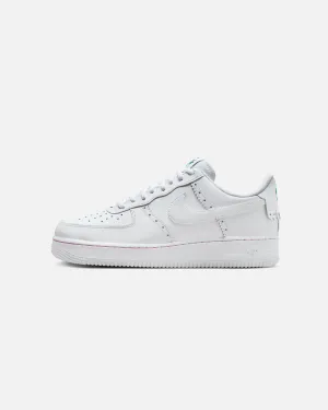 Comfort Heel Nike Air Force 1 '07 LV8 "Brogue" White/White-Med Soft Pink