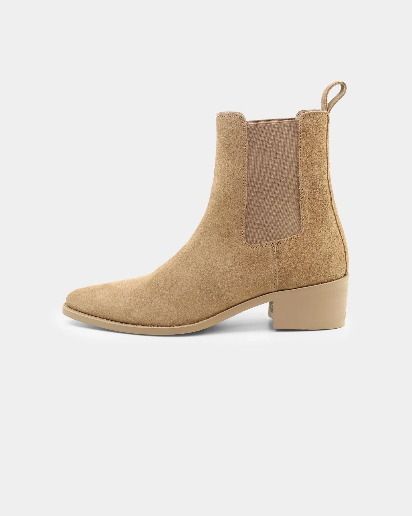 Saint Morta Nomad Pointy Toe Chelsea Boot Mocha Posture aid