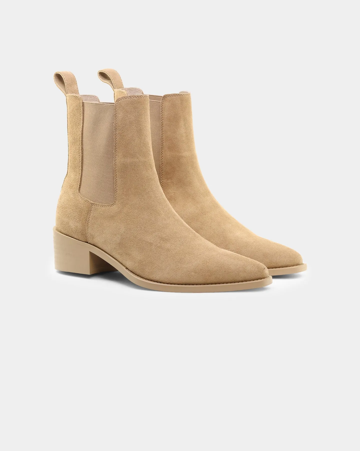 Quick Pack Saint Morta Nomad Pointy Toe Chelsea Boot Mocha