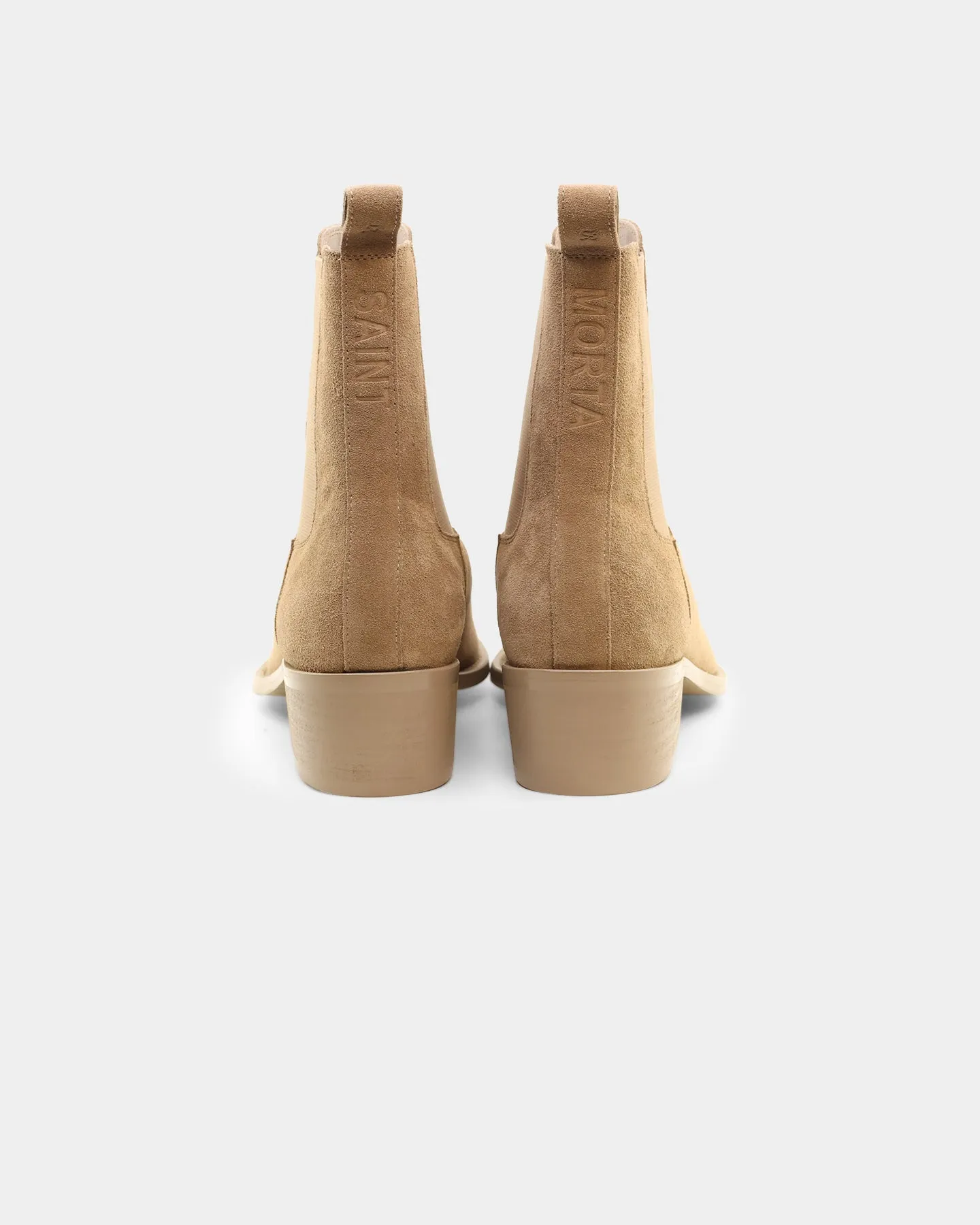 Saint Morta Nomad Pointy Toe Chelsea Boot Mocha Elastic Shock absorption