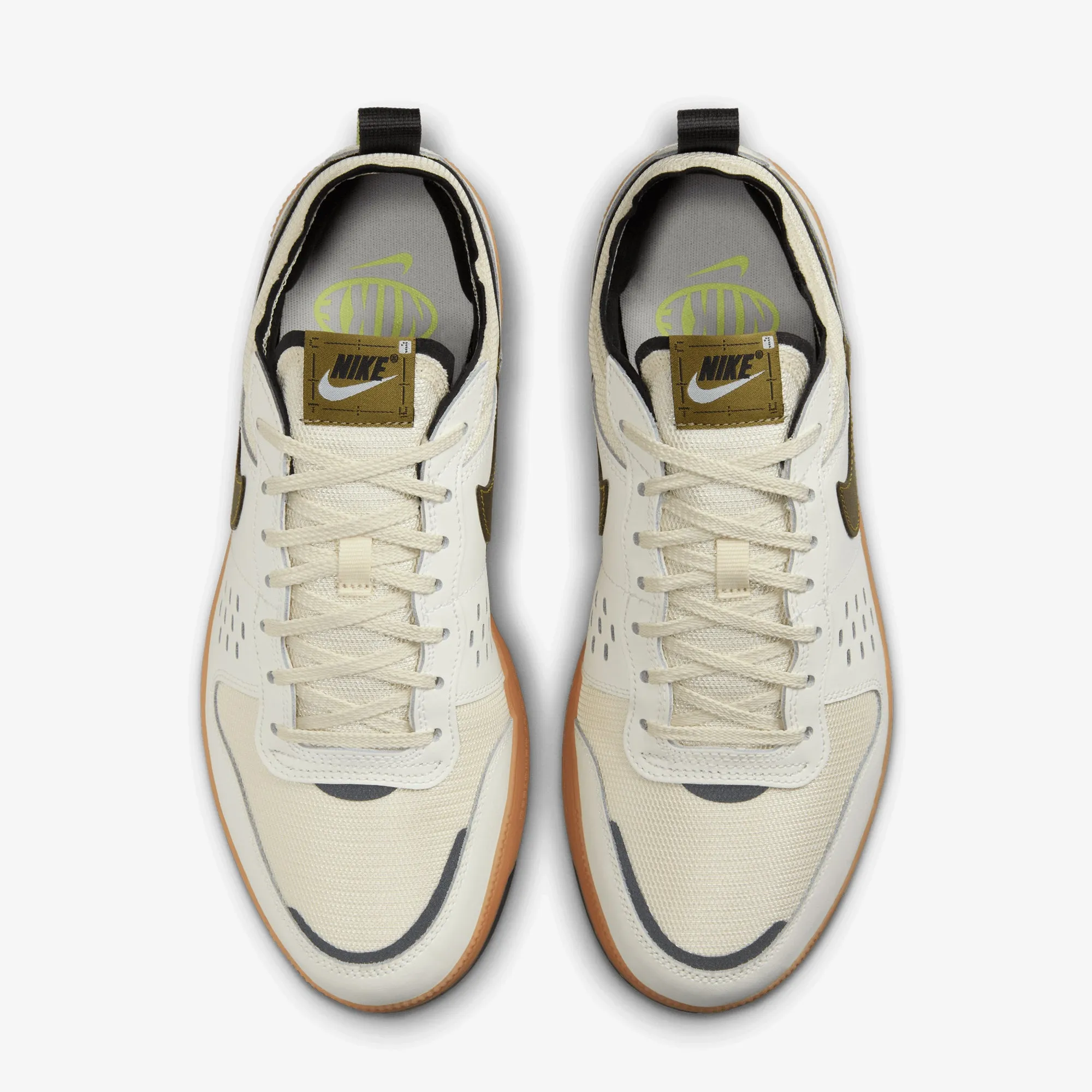 Cushioned Step Smooth Toe Nike | C1TY { SAIL/PACIFIC MOSS-COCONUT MILK