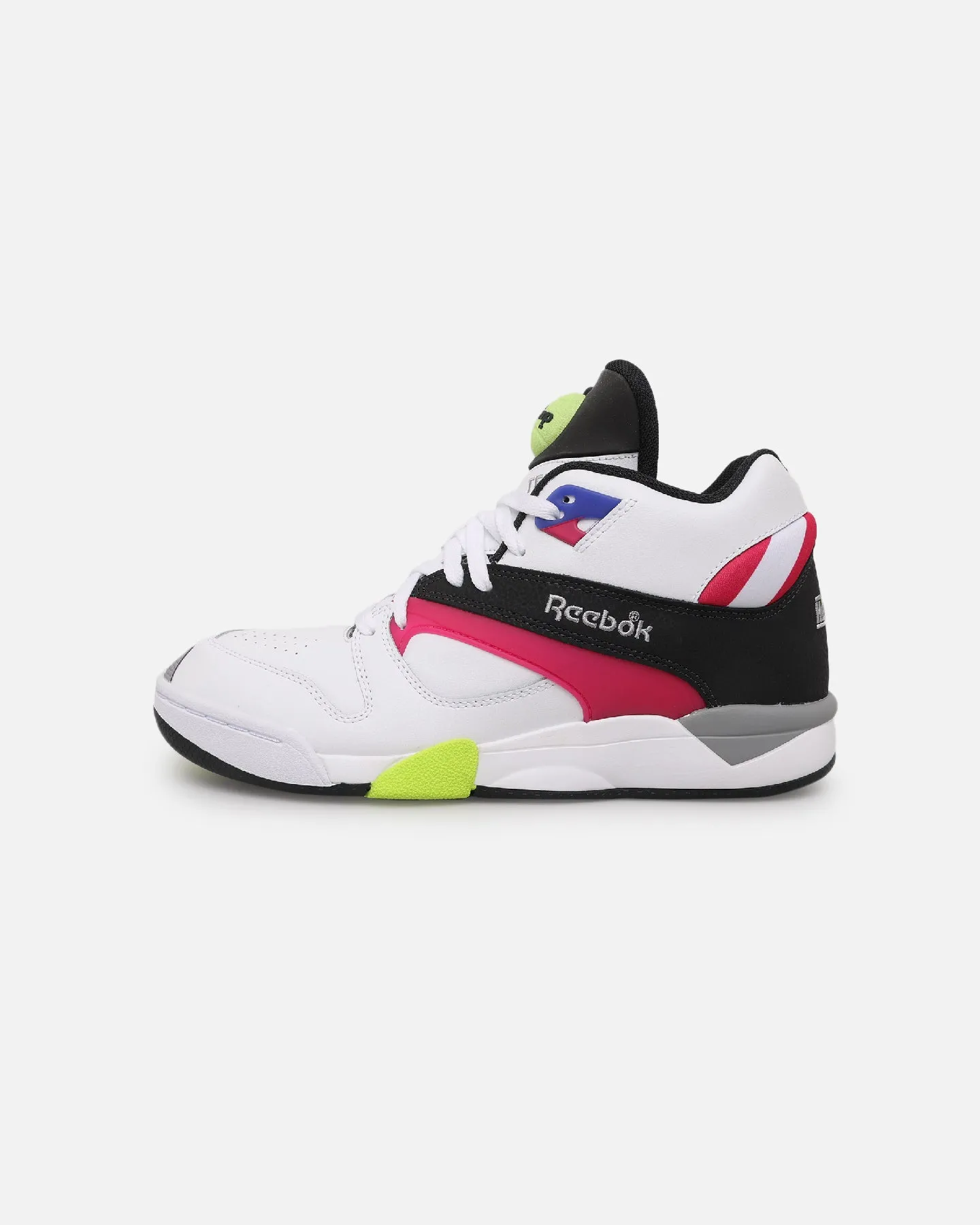 Structured Fit Abrasion Shield Reebok Court Victory Pump White/Black