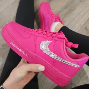 Limited Edition Women Air Force 1 (Berry Pink) Elastic Sling