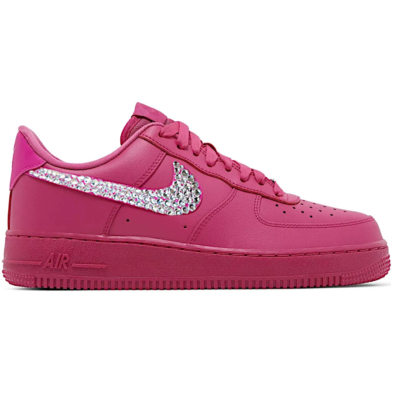Carbon Fiber Reinforcement Sweat Resistant Limited Edition Women Air Force 1 (Berry Pink)