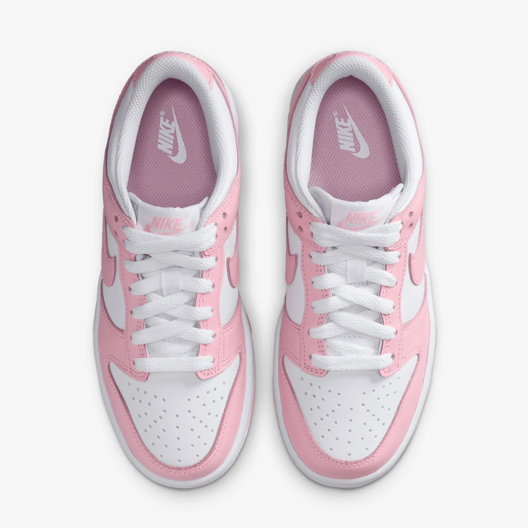 Odor Control Insoles Nike | DUNK LOW { WHITE/MED SOFT PINK-WHITE-WHITE