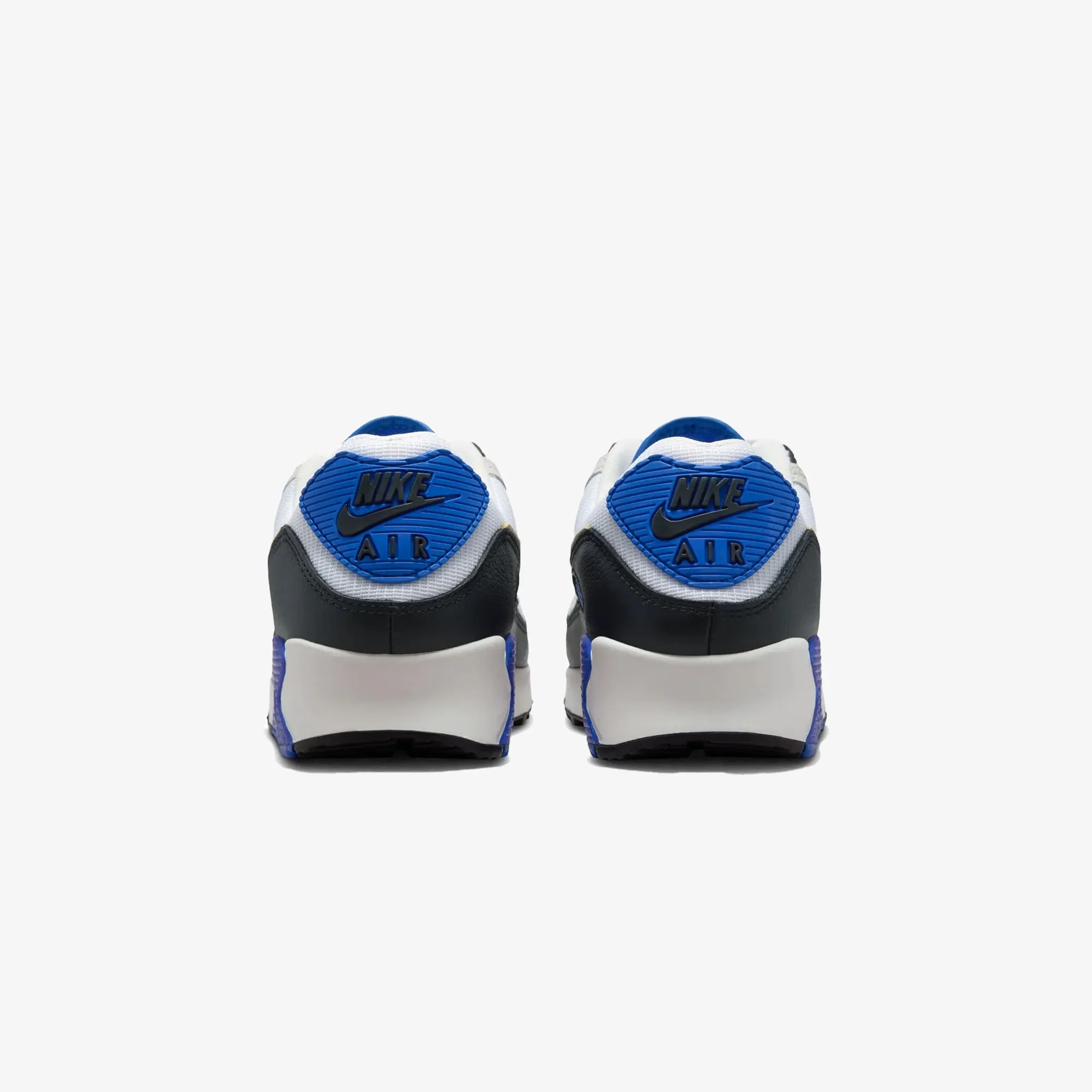 Foot Care NIKE | AIR MAX 90 PREMIUM { WHITE/KHAKI-RACER BLUE-BLACK