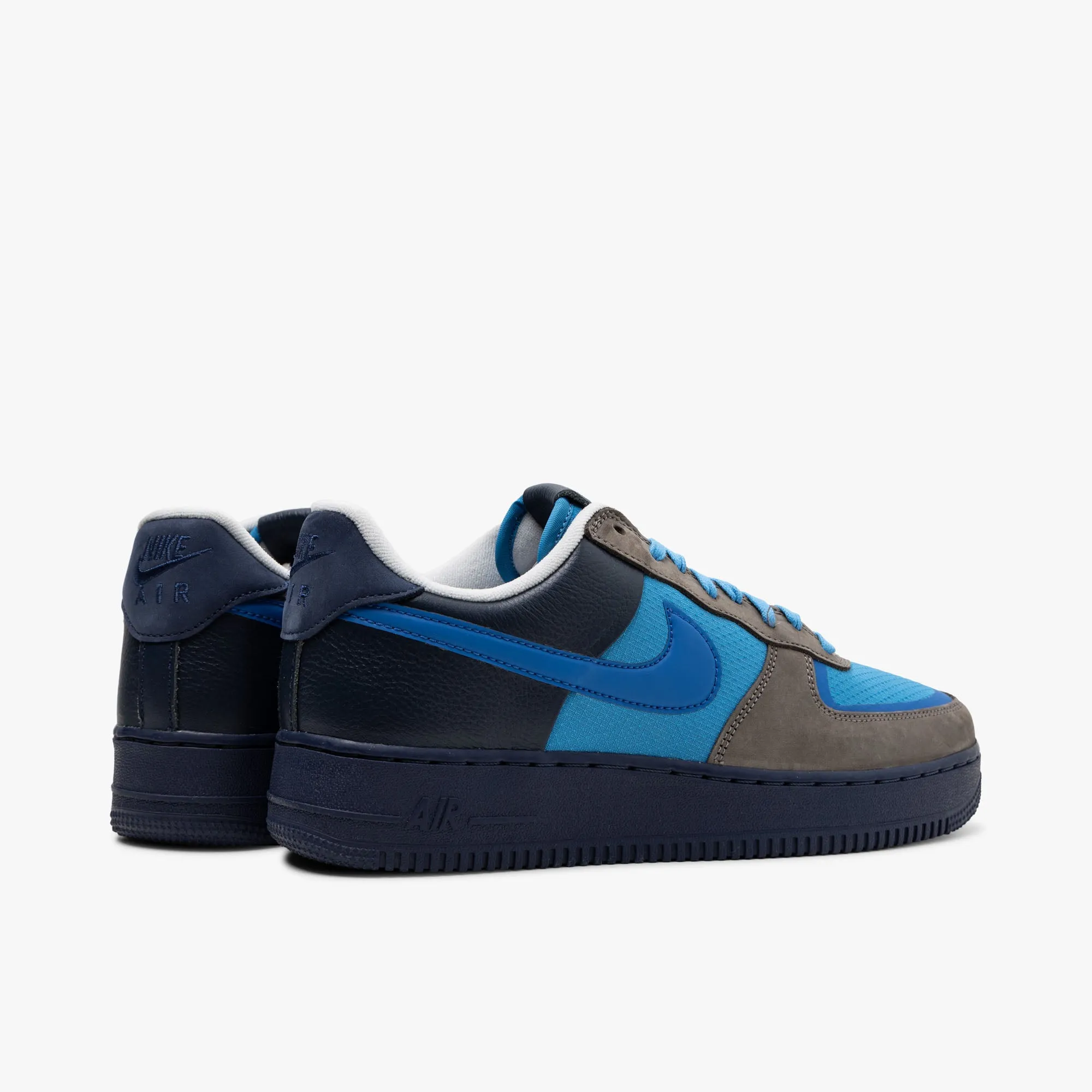 Lightweight Footwear Step Support Nike x Stash Air Force 1 Low SP / Soft Grey / Varsity Royal