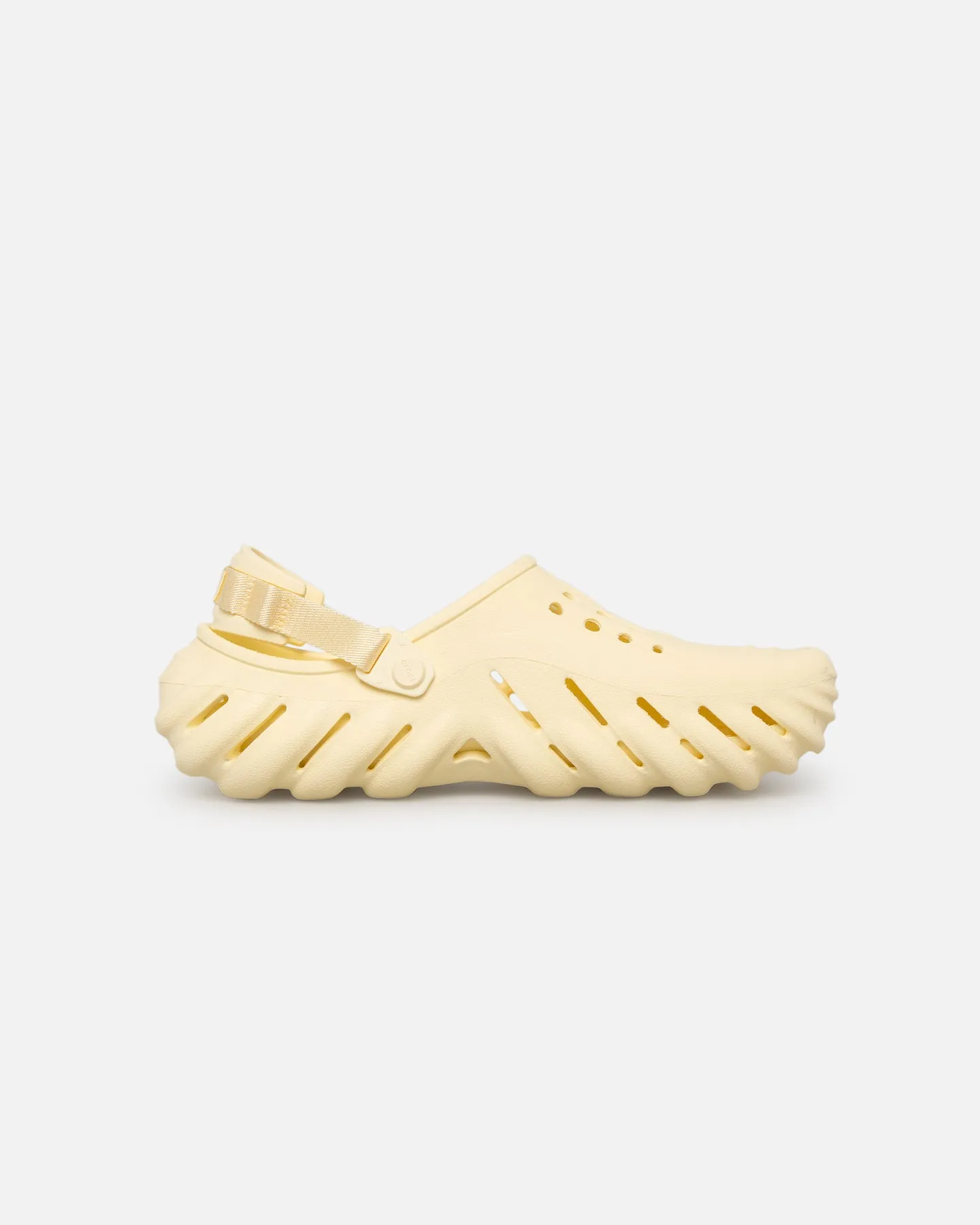 Clear Glow Crocs Echo Clog Butter