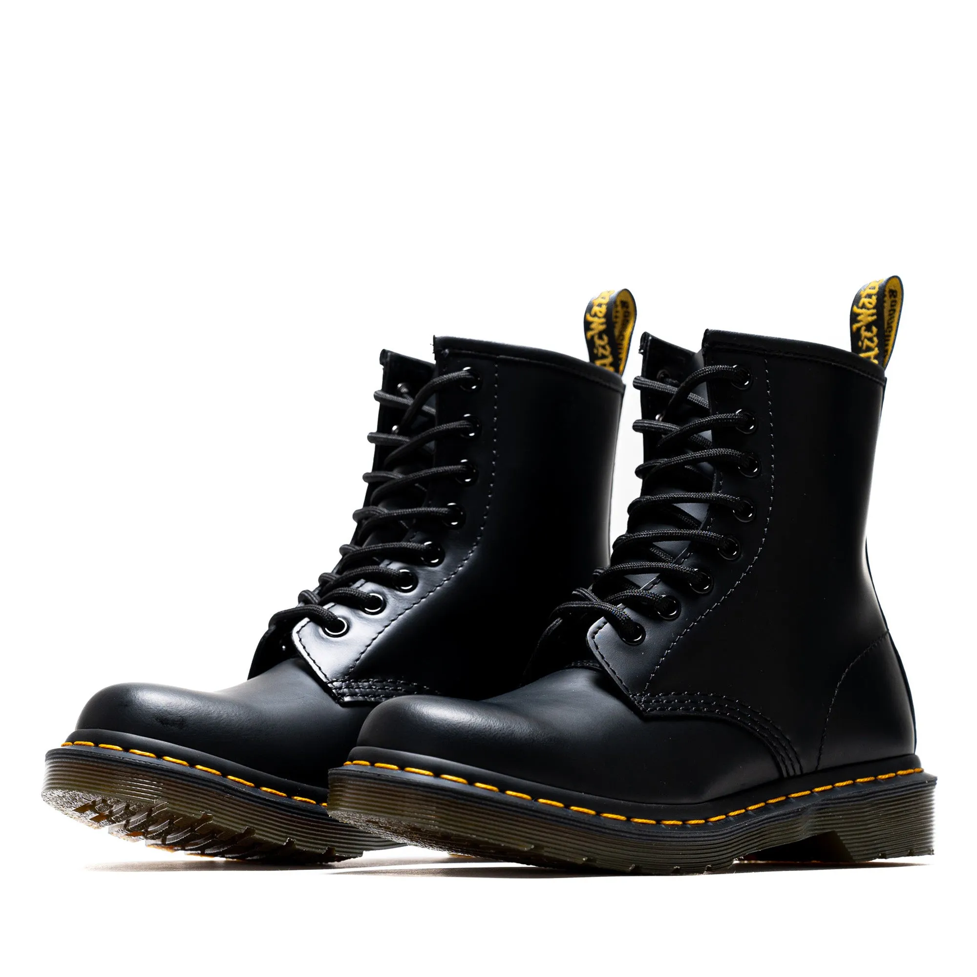 Women's Dr. Martens 1460 Smooth Leather Boot - Black Chain Touch