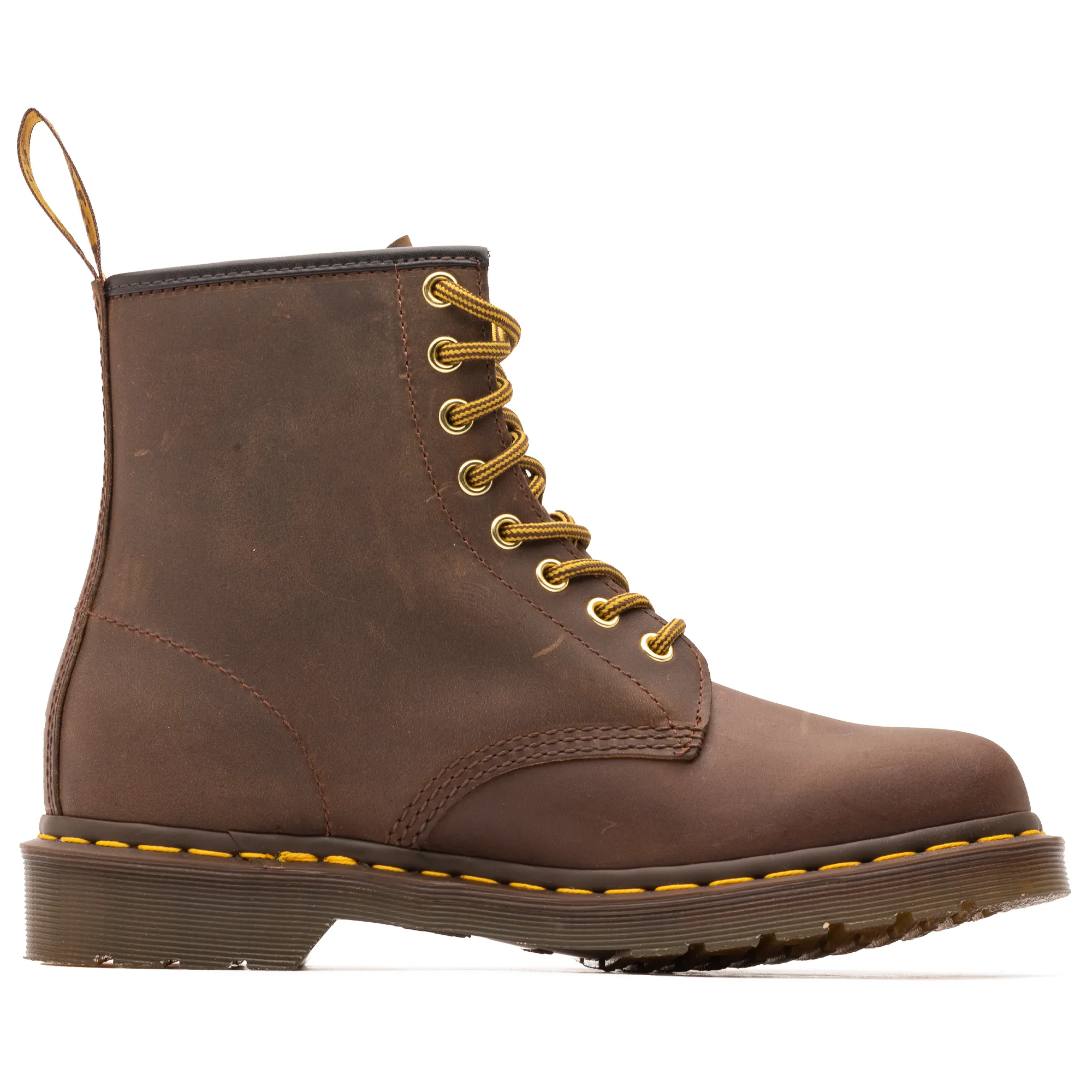 Dr. Martens 1460 Leather Boots - Brown Crazy Horse Storm Wear