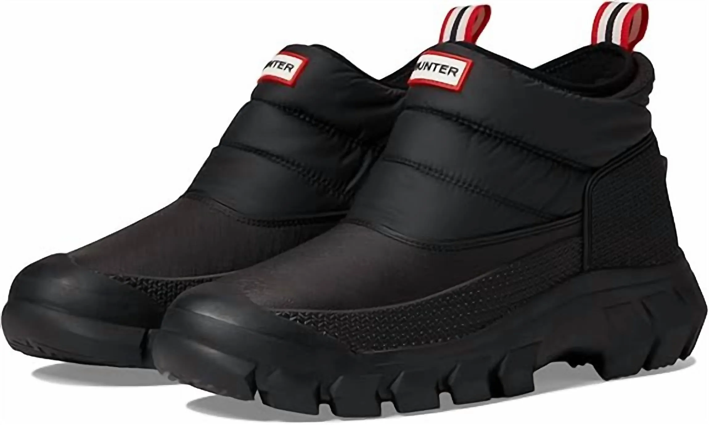 Men's Intrepid Ankle Snow Boot In Black High Heel