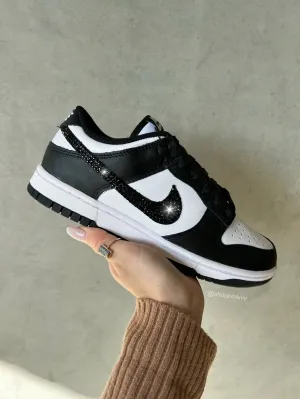 Panda Swarovski Womens Nike Dunk Shoes Pet Pace