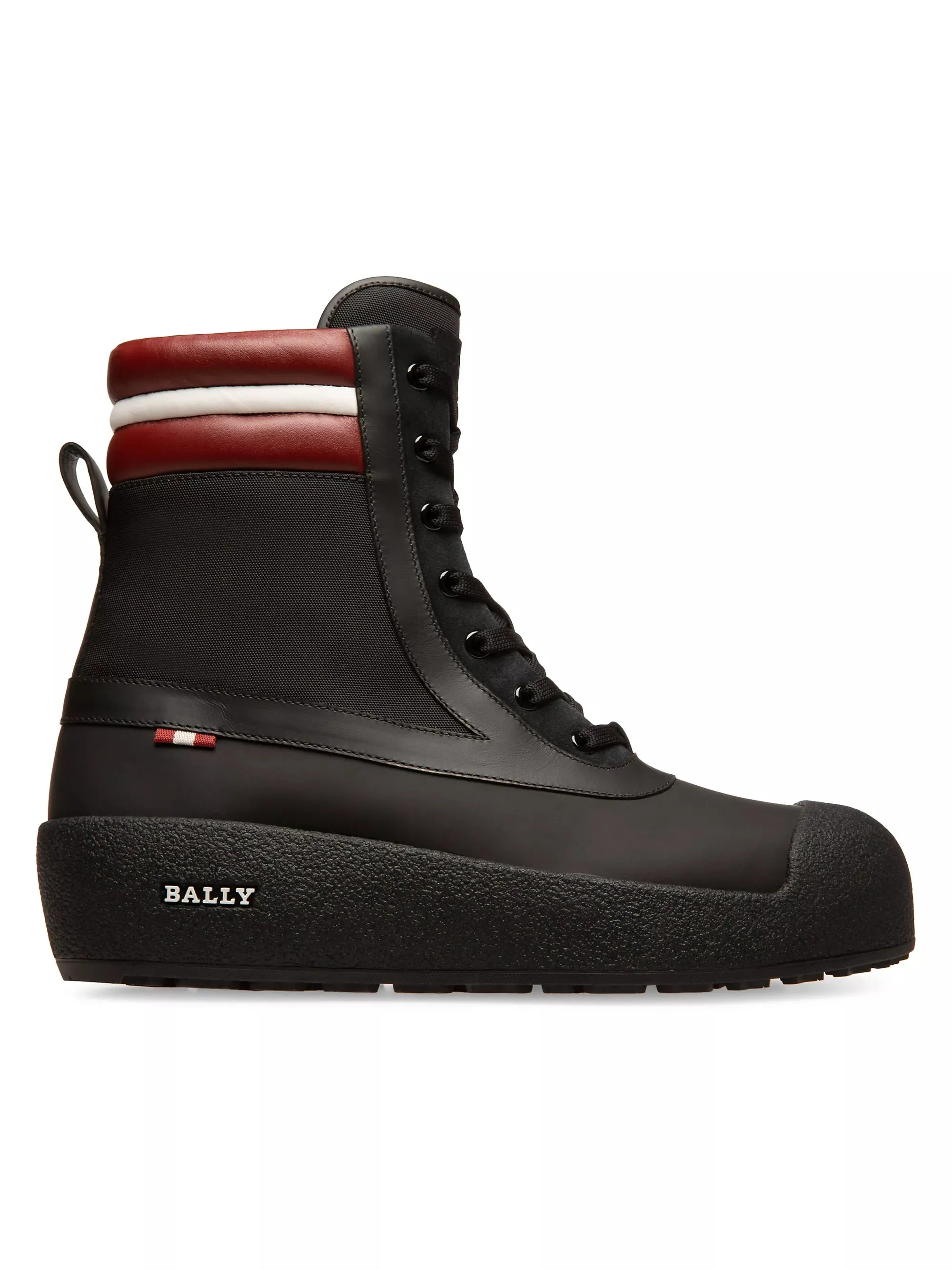 Bally Croker 6239721 Men's Black Calf Leather Shirling-Lined Boots Night Out Durable Shell Urban Commute