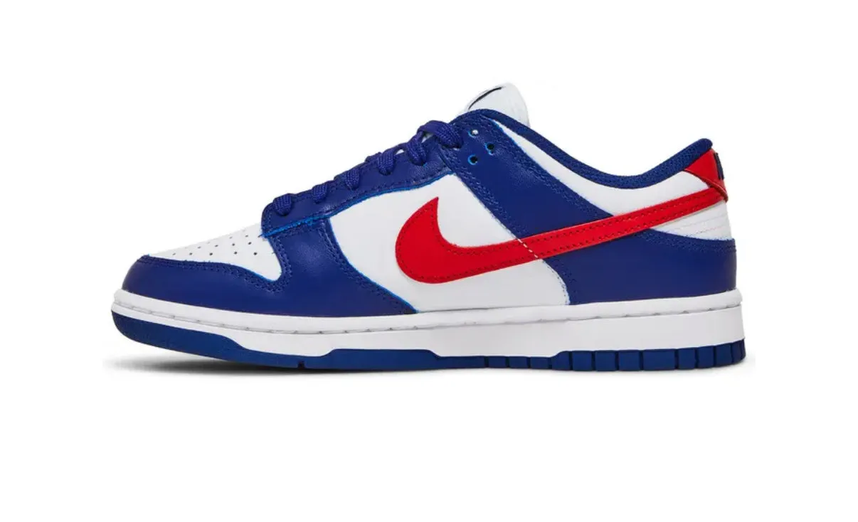 Pre-Order RARE Americana Red Swarovski Womens Nike Dunk Shoes Step Grip Lift Step