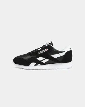Reebok CL Nylon Black/Black/White Enhanced grip Shock Guard