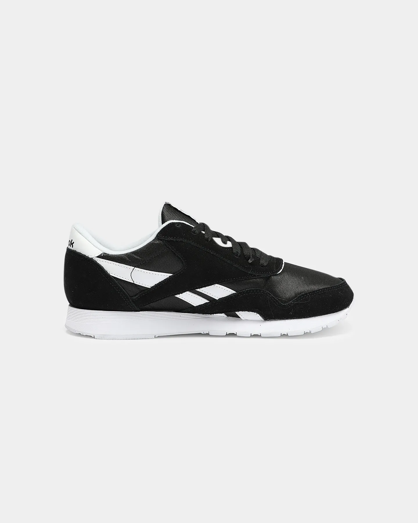Reebok CL Nylon Black/Black/White Rock Guard Non Slip Office Workers