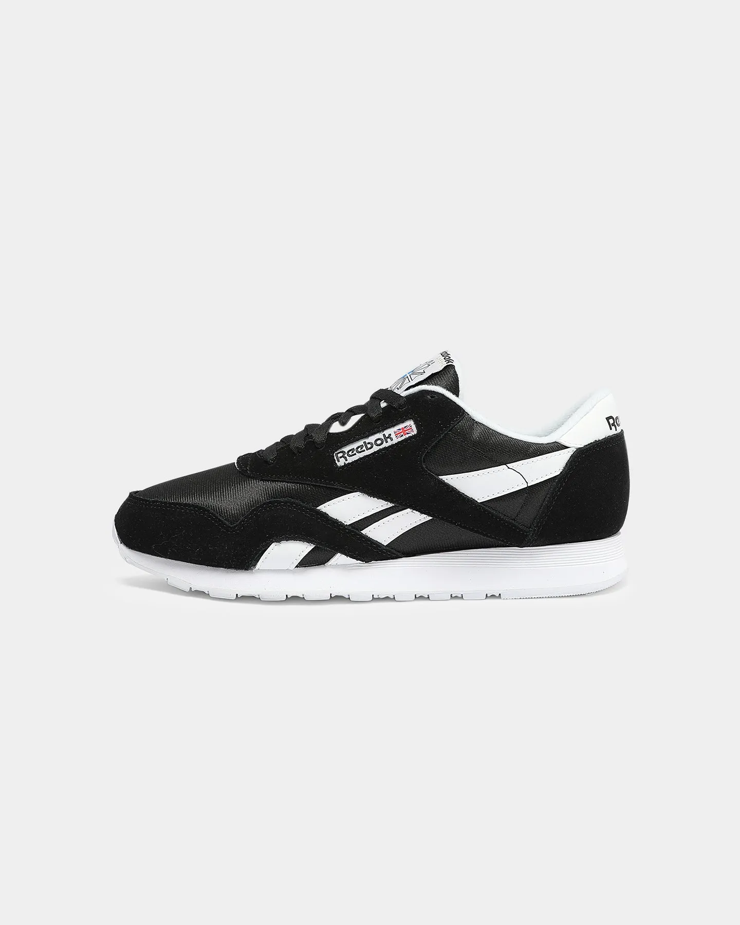 Reebok CL Nylon Black/Black/White Enhanced grip Shock Guard