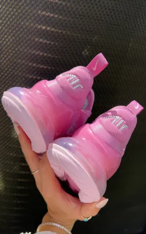 Travel Fit Pink Swarovski Nike Womens Girls Air 270