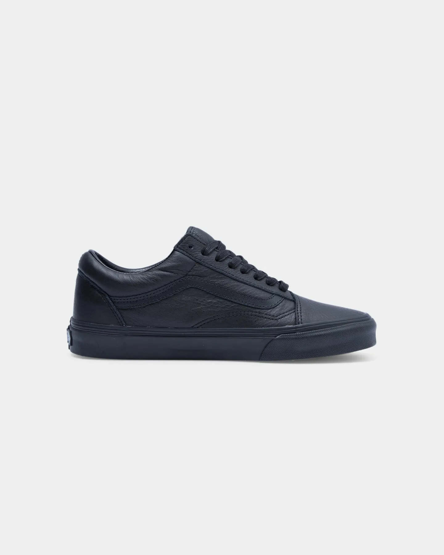 Thermal Regulating Textile Vans Men's Old Skool (Leather) Black/Black