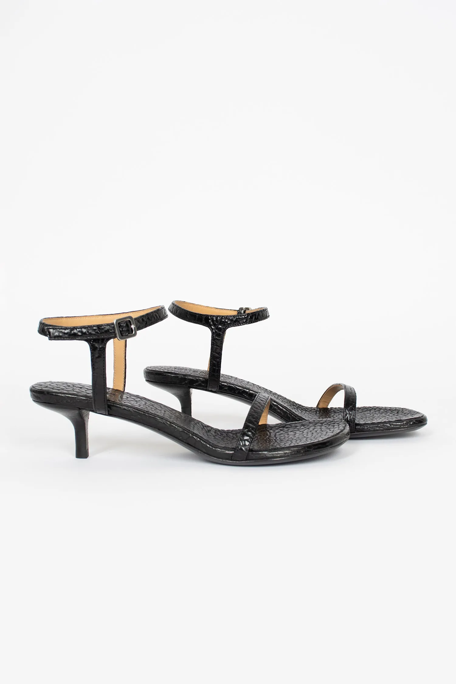 Sottiletta Heeled Sandal Black ergonomic