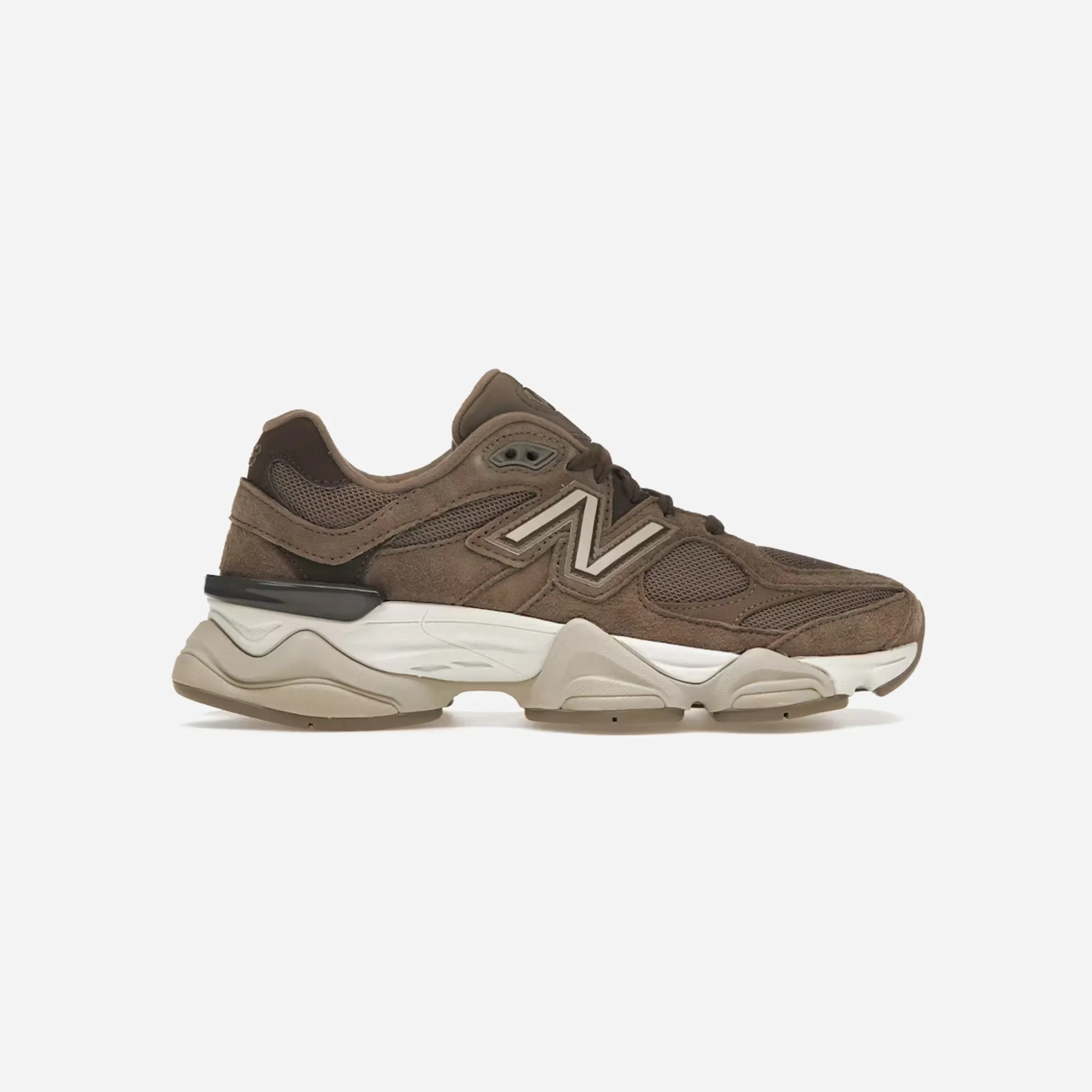 New Balance 9060 Mushroom Brown High-quality microfiber - feature shoes