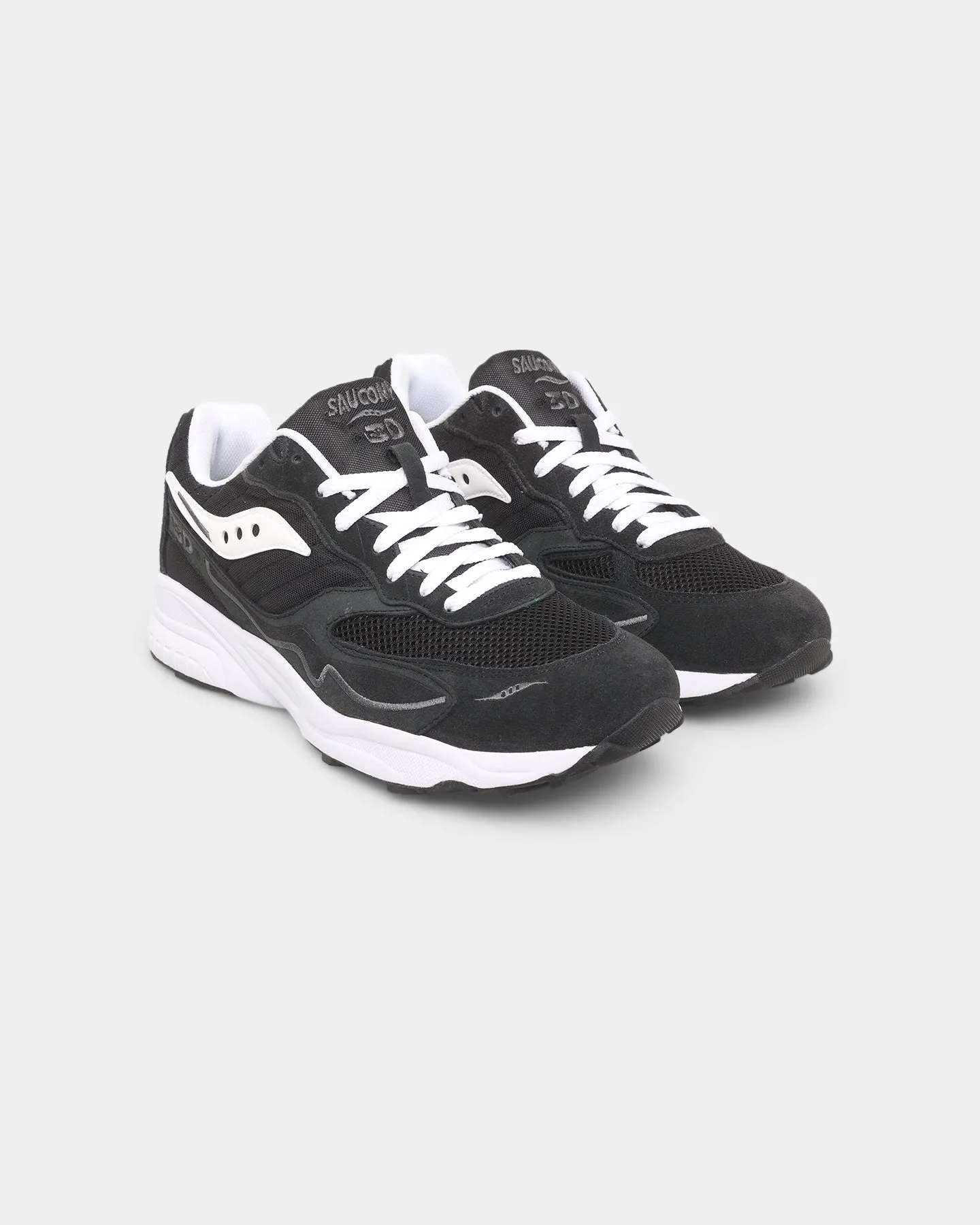Energy Boost Flexible Sole Saucony 3D Grid Hurricane Black/White