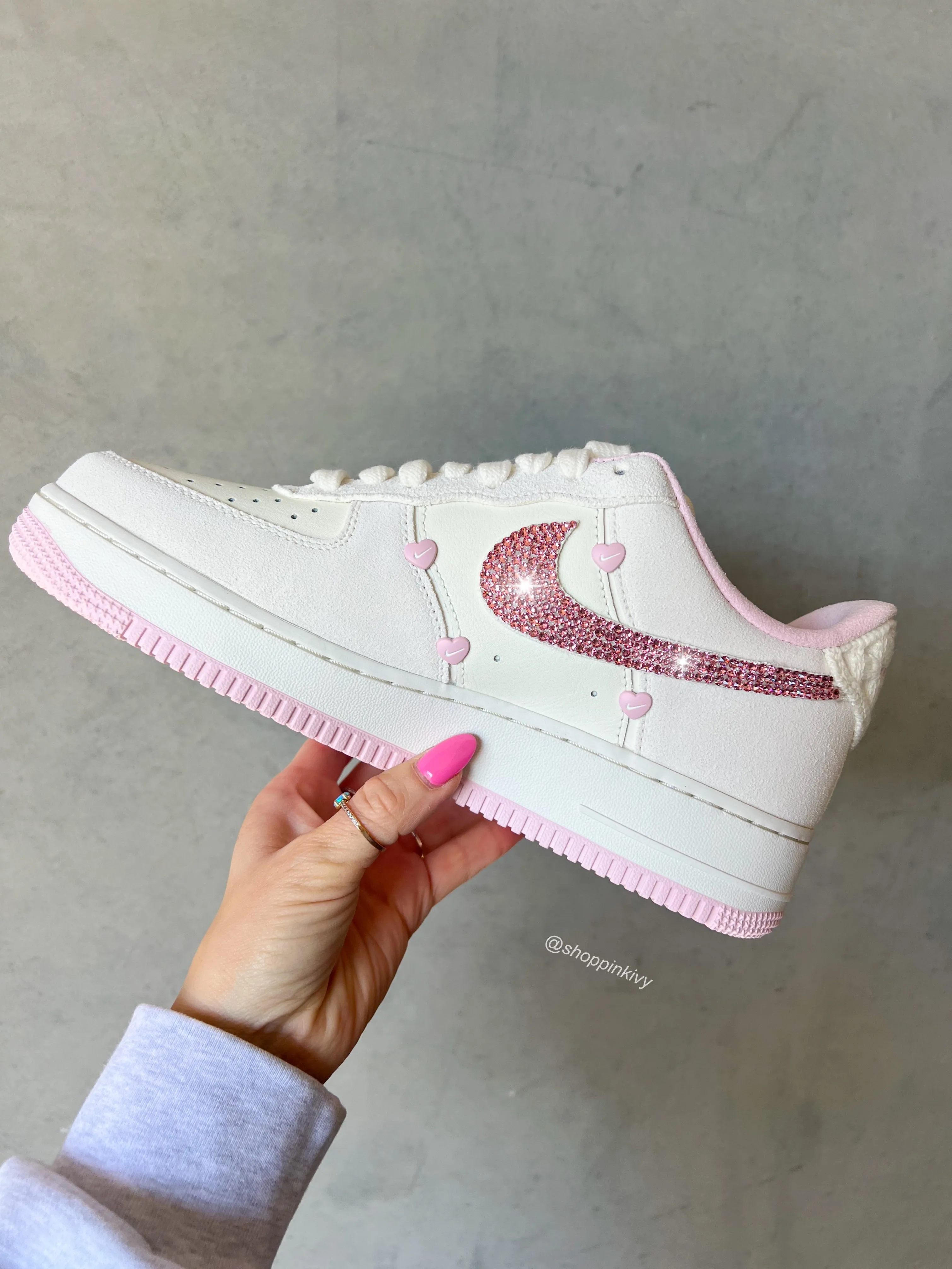 Special Edition?? Swarovski Womens Nike Air Force 1 Day Run