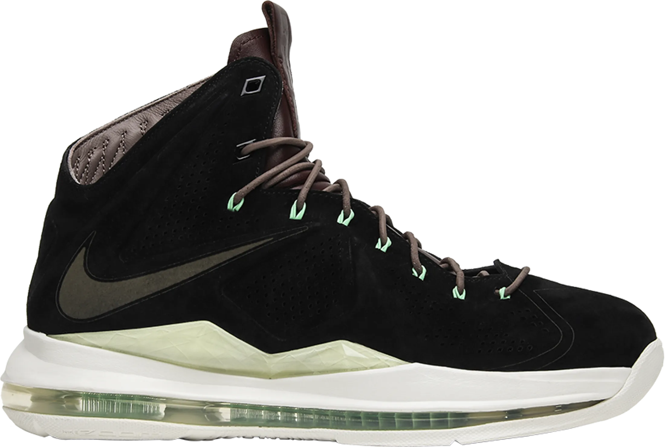 Foot Motion LeBron 10 EXT QS 'Black Suede' - 607078 001