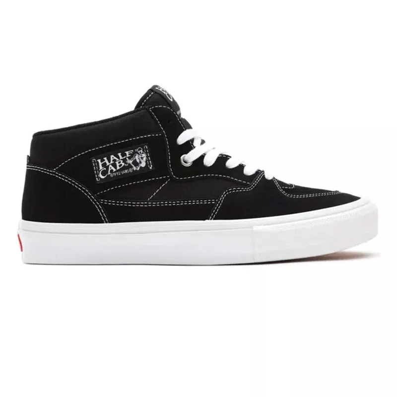 Skater Movement Statement Wear Vans - Skate Half Cab (Black/White)