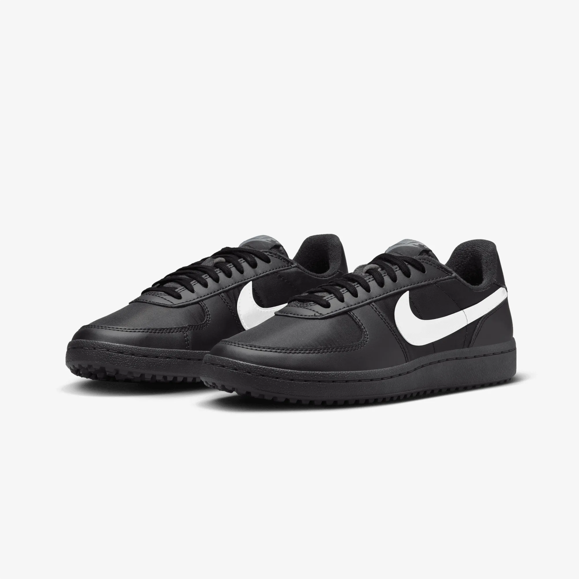 Recycled fabric Heat Dissipating Layers NIKE | FIELD GENERAL { BLACK/METALLIC SILVER-BLACK