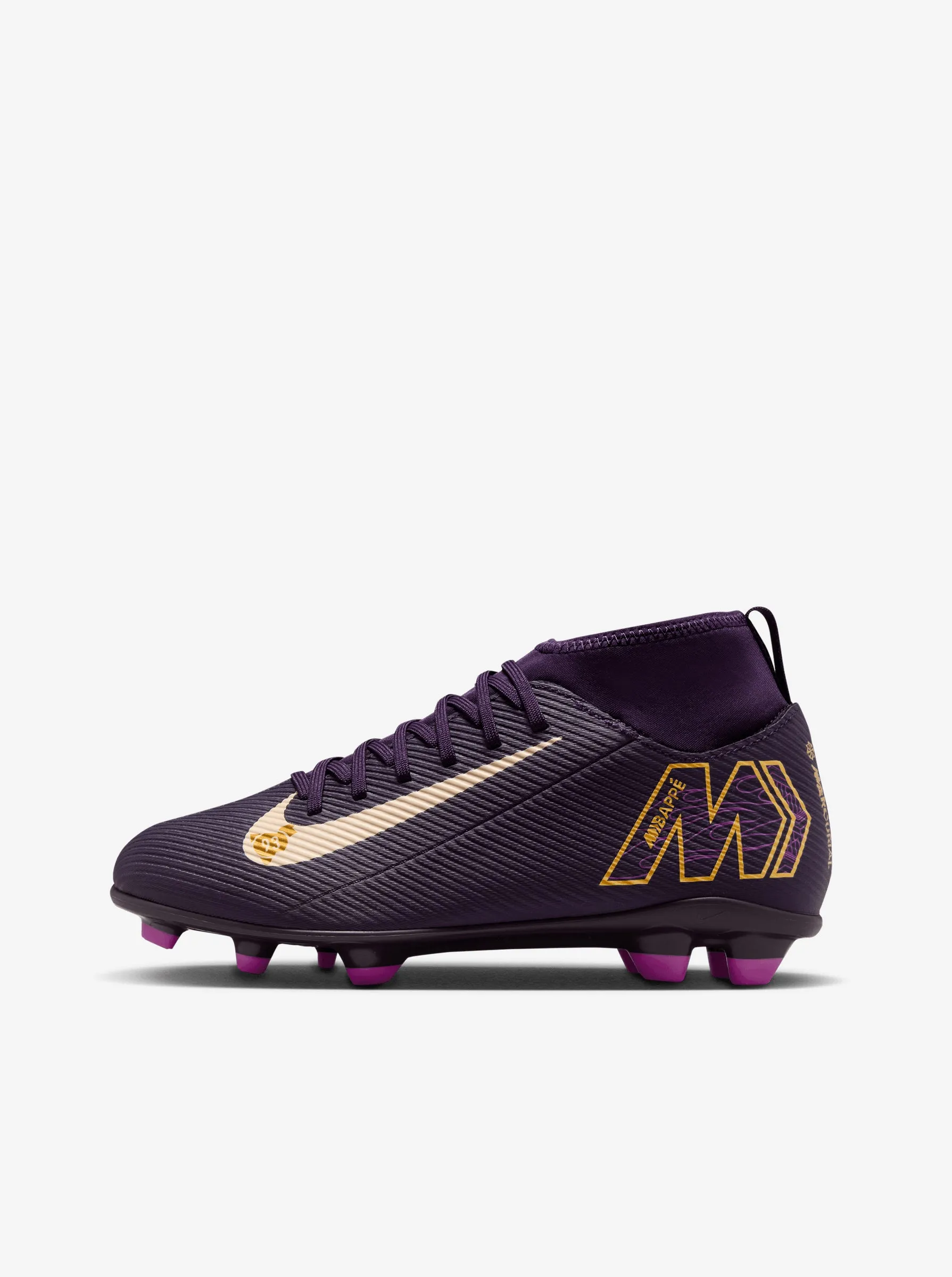 Jr. Mercurial Superfly 10 Club "Kylian Mbapp??" high - cut shoes