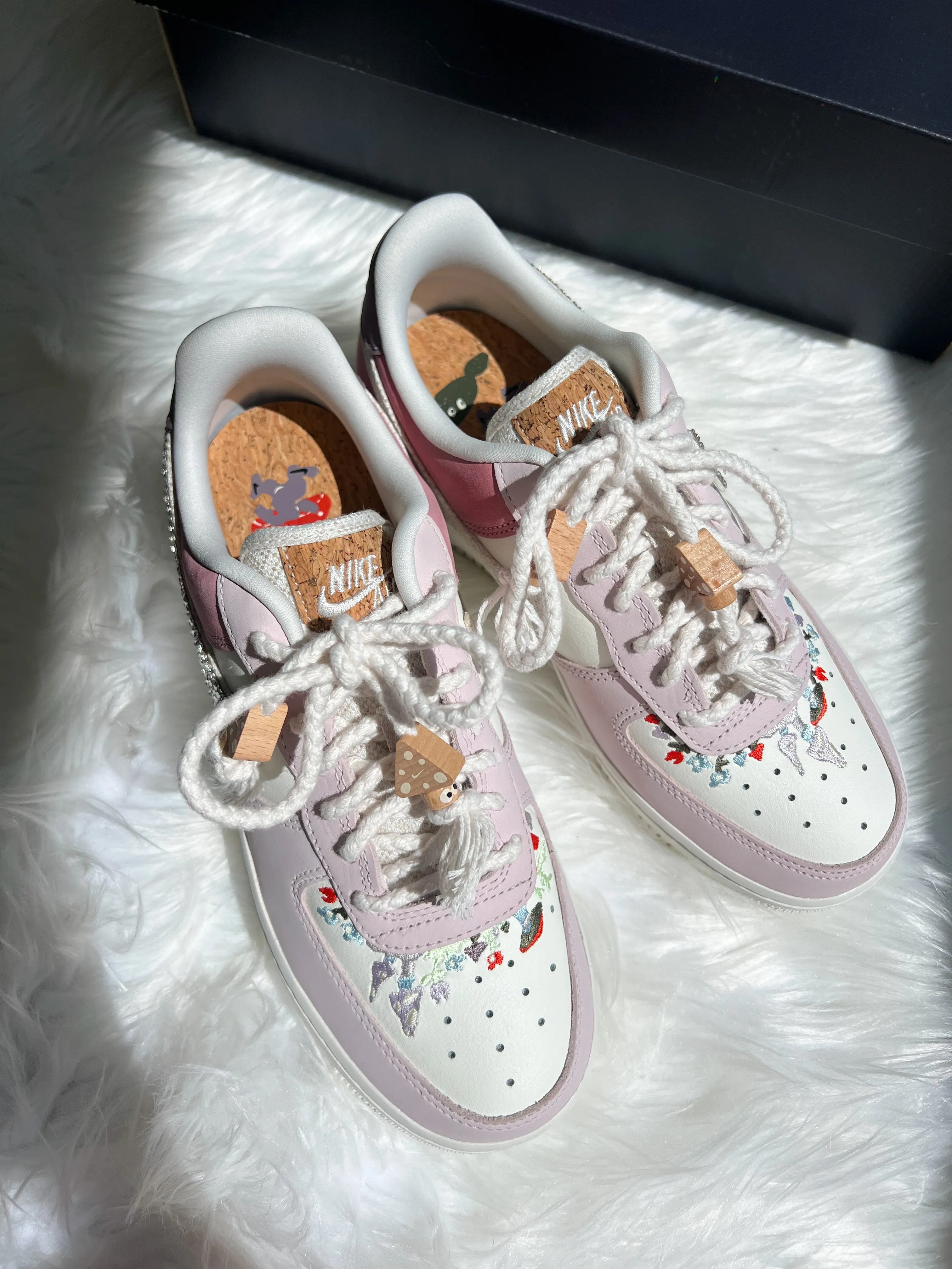 Park Picnic Spring Boho Swarovski Womens Nike Air Force One