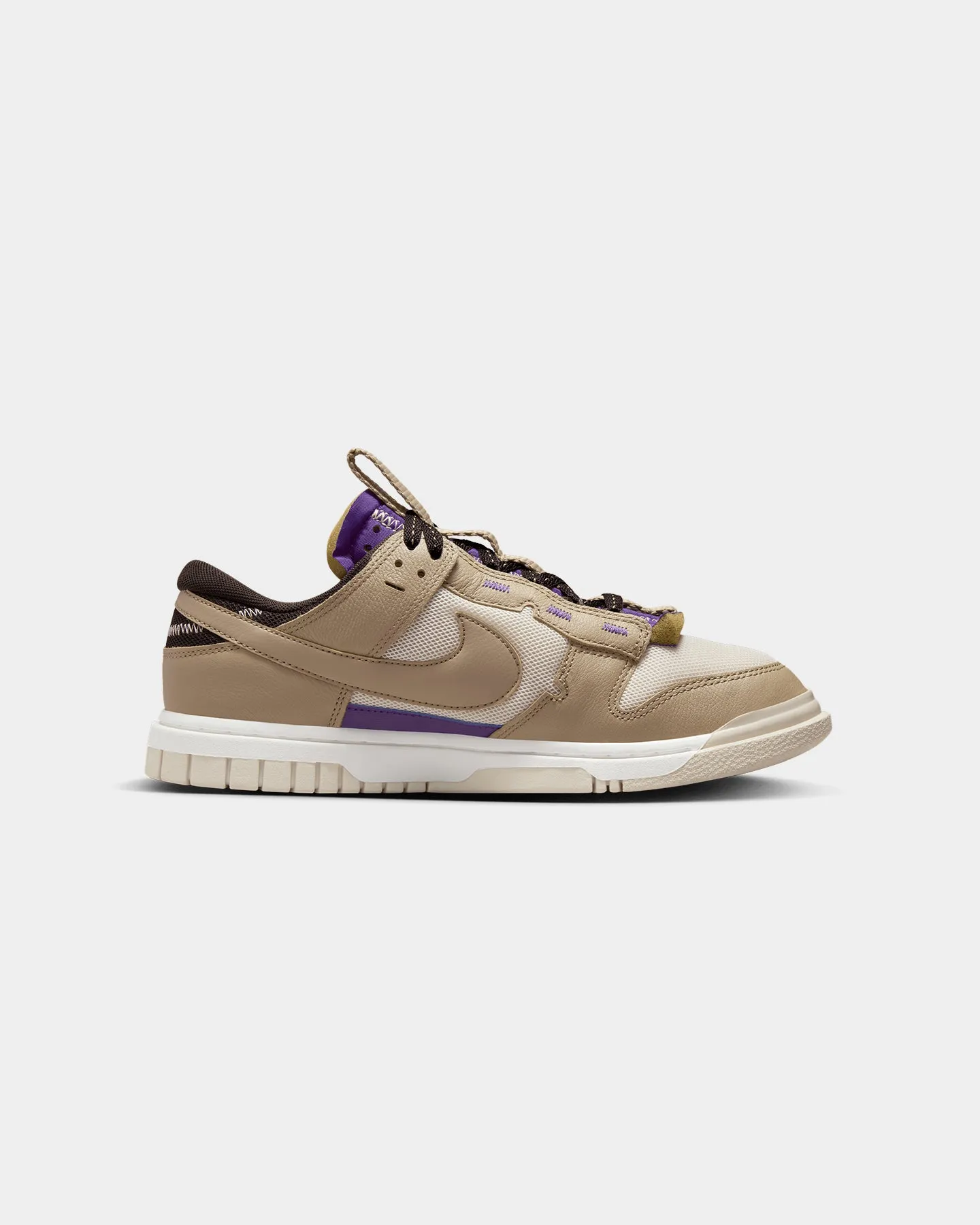 Nike Nike Air Dunk Jumbo Light Orewood Brown Lift Up Quick Drying Travel Enthusiasts