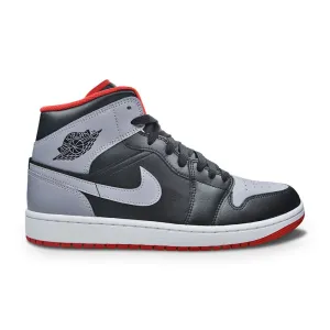 Zipper Design Nike Air Jordan 1 Mid "Bred Shadow"
