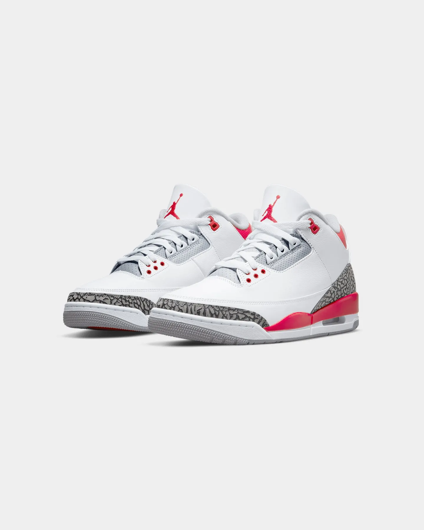 Breathable Upper Jordan Air Jordan 3 Retro White/Fire Red