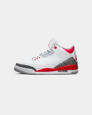 Jordan Air Jordan 3 Retro White/Fire Red Ergonomic Cold Weather