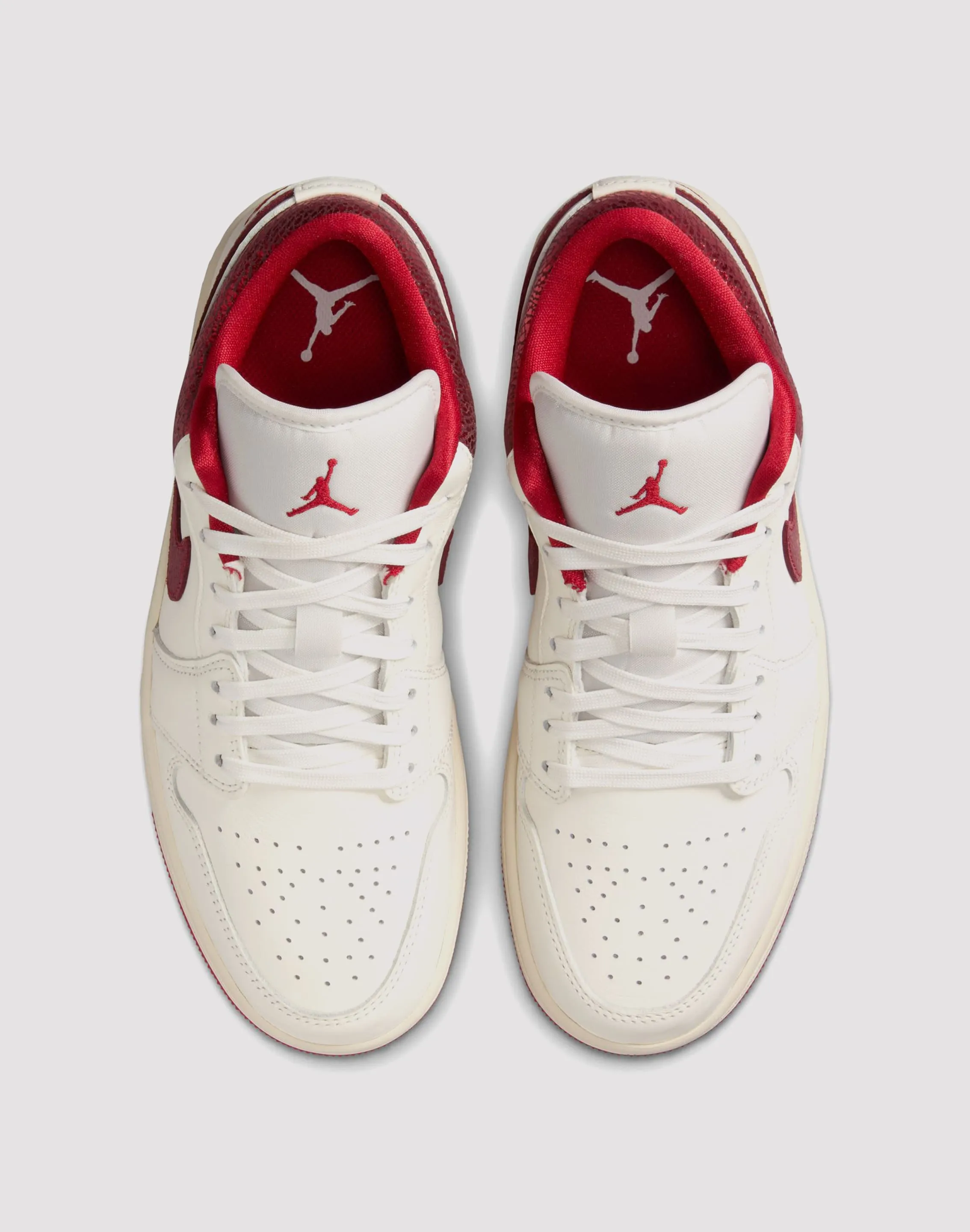 Jordan 1 Low SE "Sail/Varsity Red/Team Red" Lightweight Cushioning System