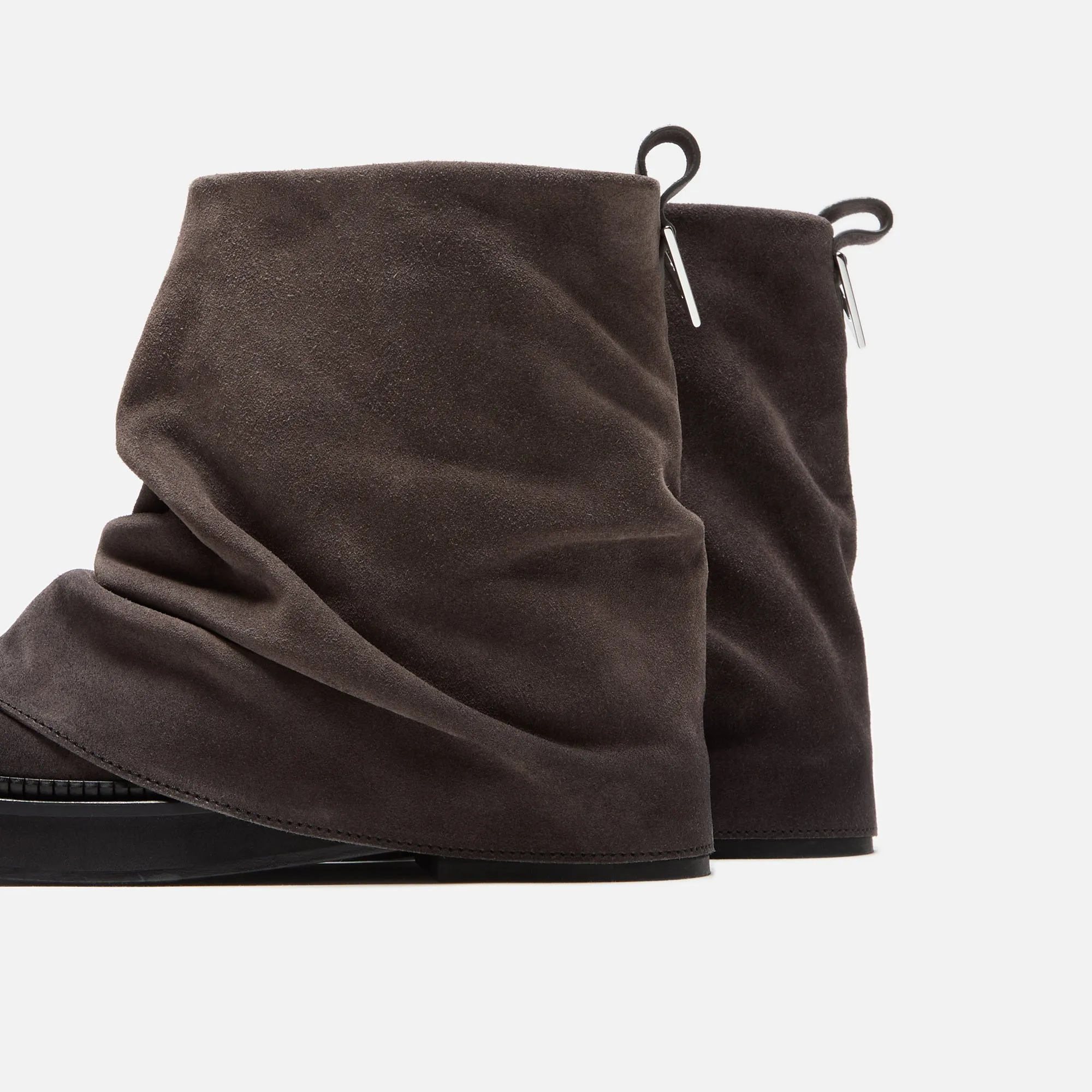 The Attico Mini Robin Boot - Dark Grey Tough Build